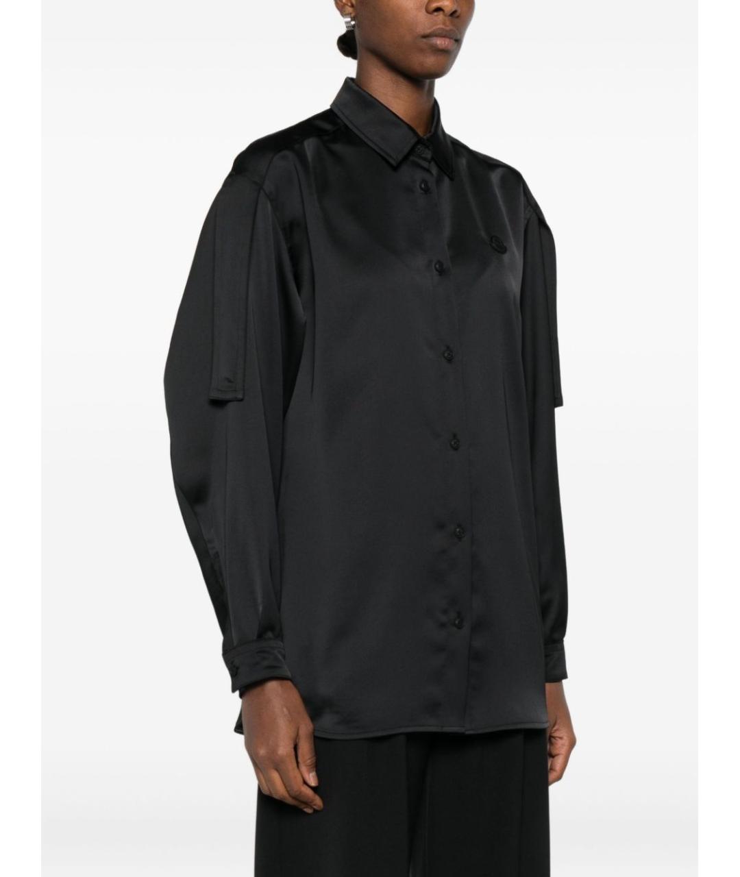 MONCLER Черная полиэстеровая рубашка, фото 3
