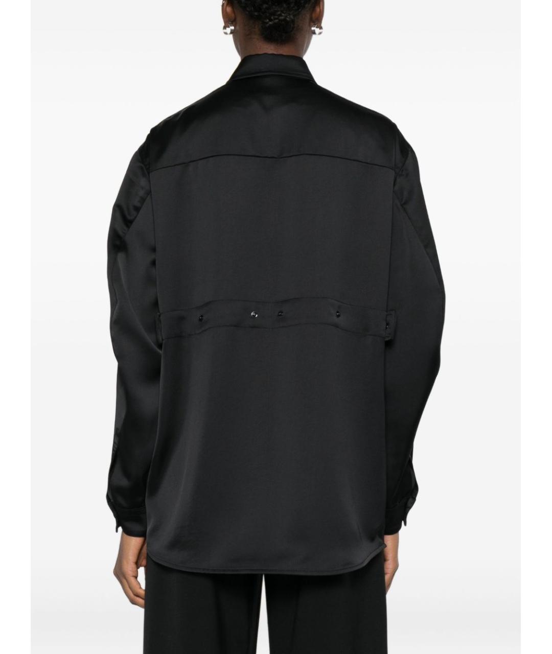 MONCLER Черная полиэстеровая рубашка, фото 5