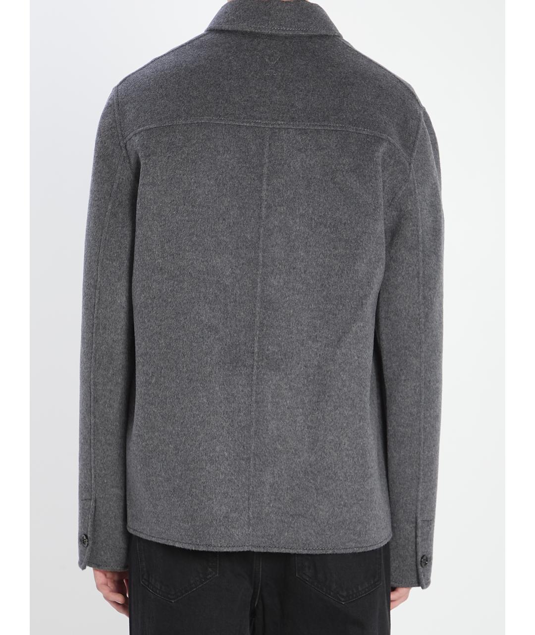 Ami Paris Серая куртка, фото 4