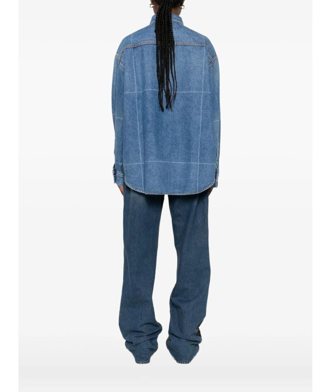 ALEXANDER WANG Синяя деним рубашка, фото 4