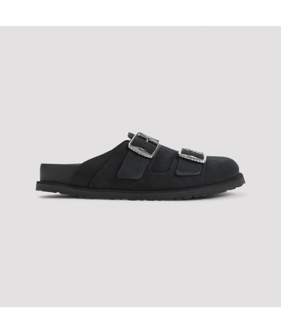BIRKENSTOCK Черные замшевые сандалии, фото 2