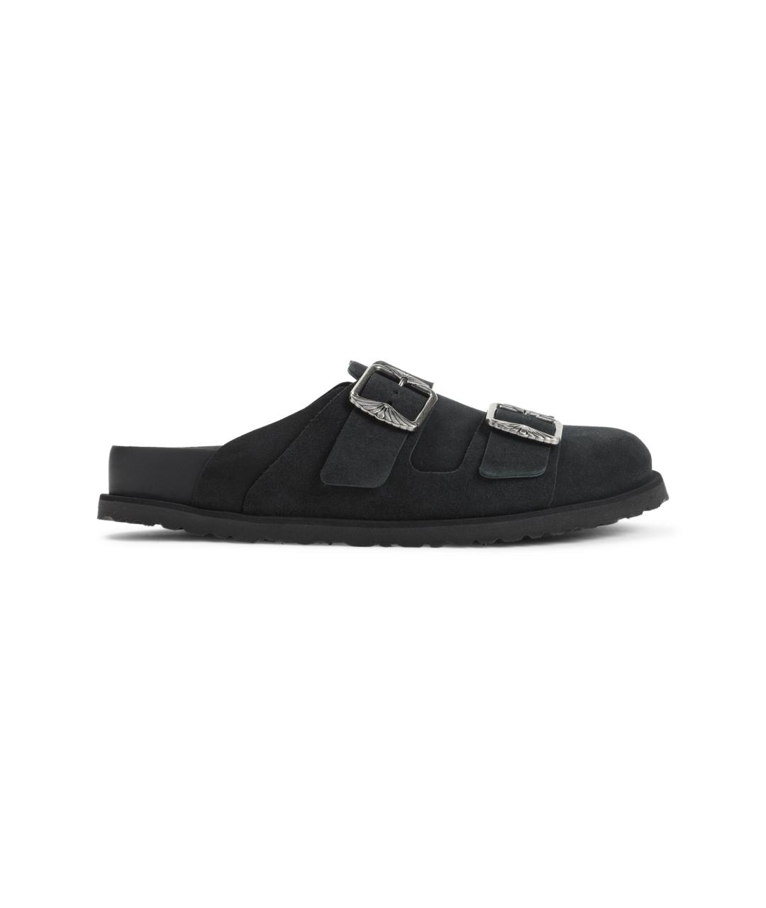 BIRKENSTOCK Черные замшевые сандалии, фото 1