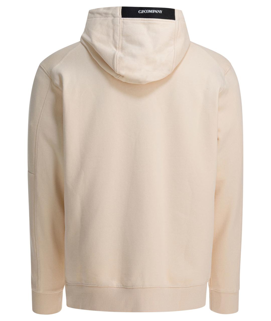 CP COMPANY Бежевый хлопковый джемпер / свитер, фото 2