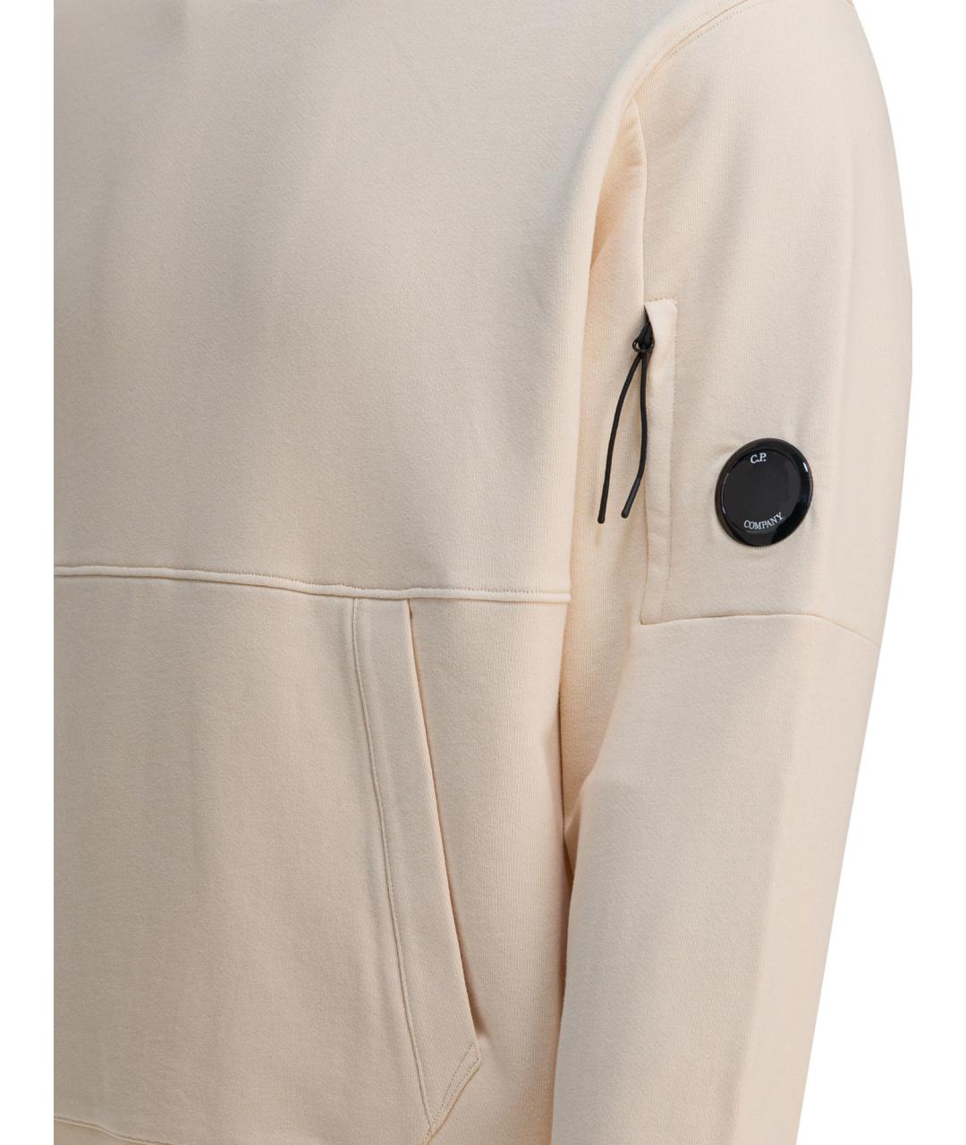CP COMPANY Бежевый хлопковый джемпер / свитер, фото 4