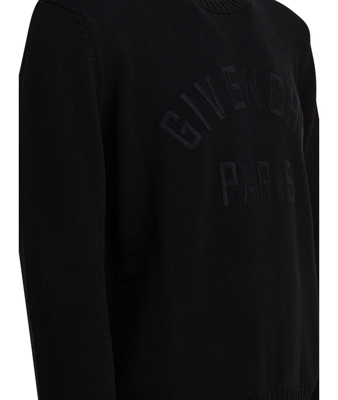 GIVENCHY Черный хлопковый джемпер / свитер, фото 4