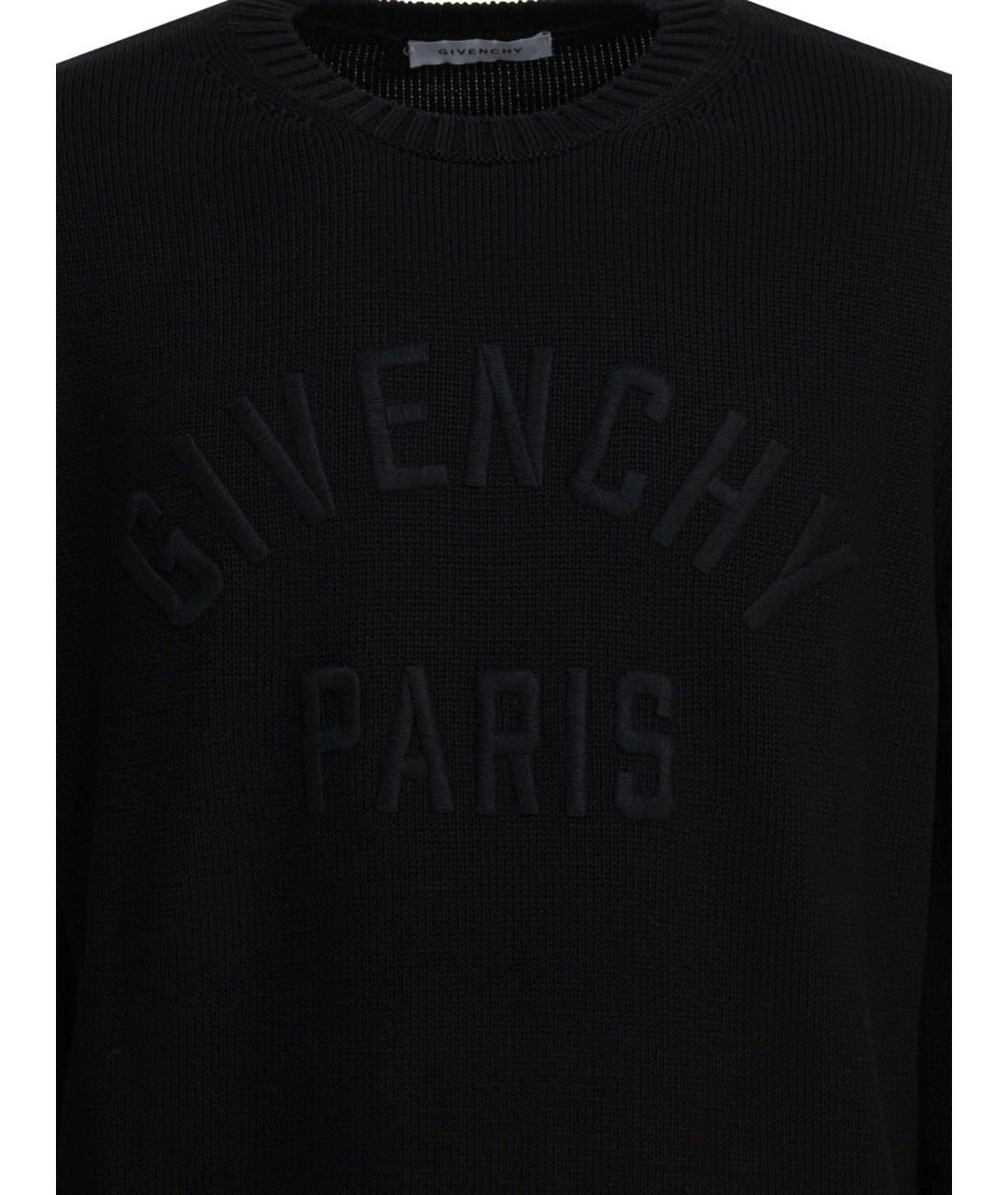 GIVENCHY Черный хлопковый джемпер / свитер, фото 3