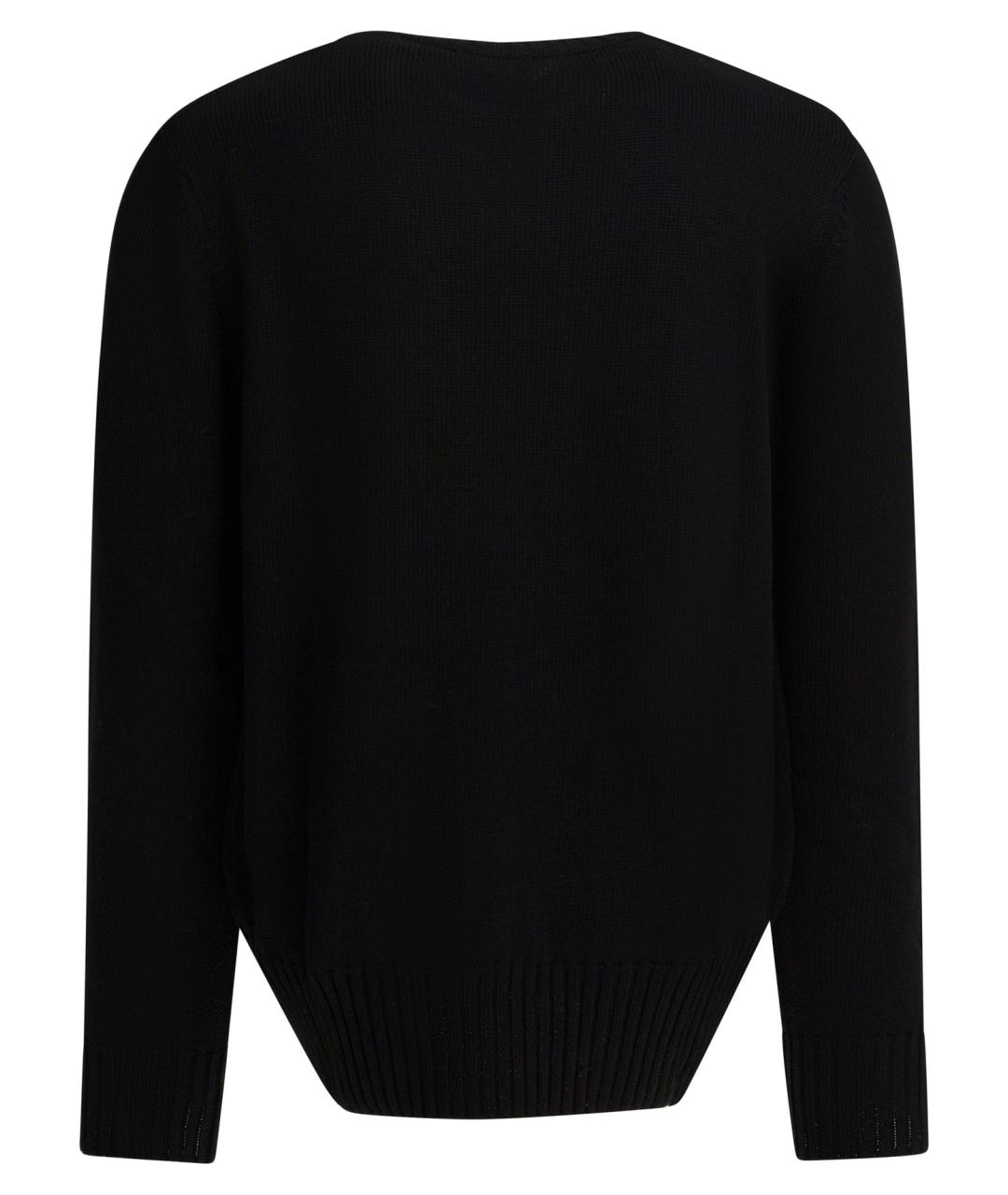 GIVENCHY Черный хлопковый джемпер / свитер, фото 2