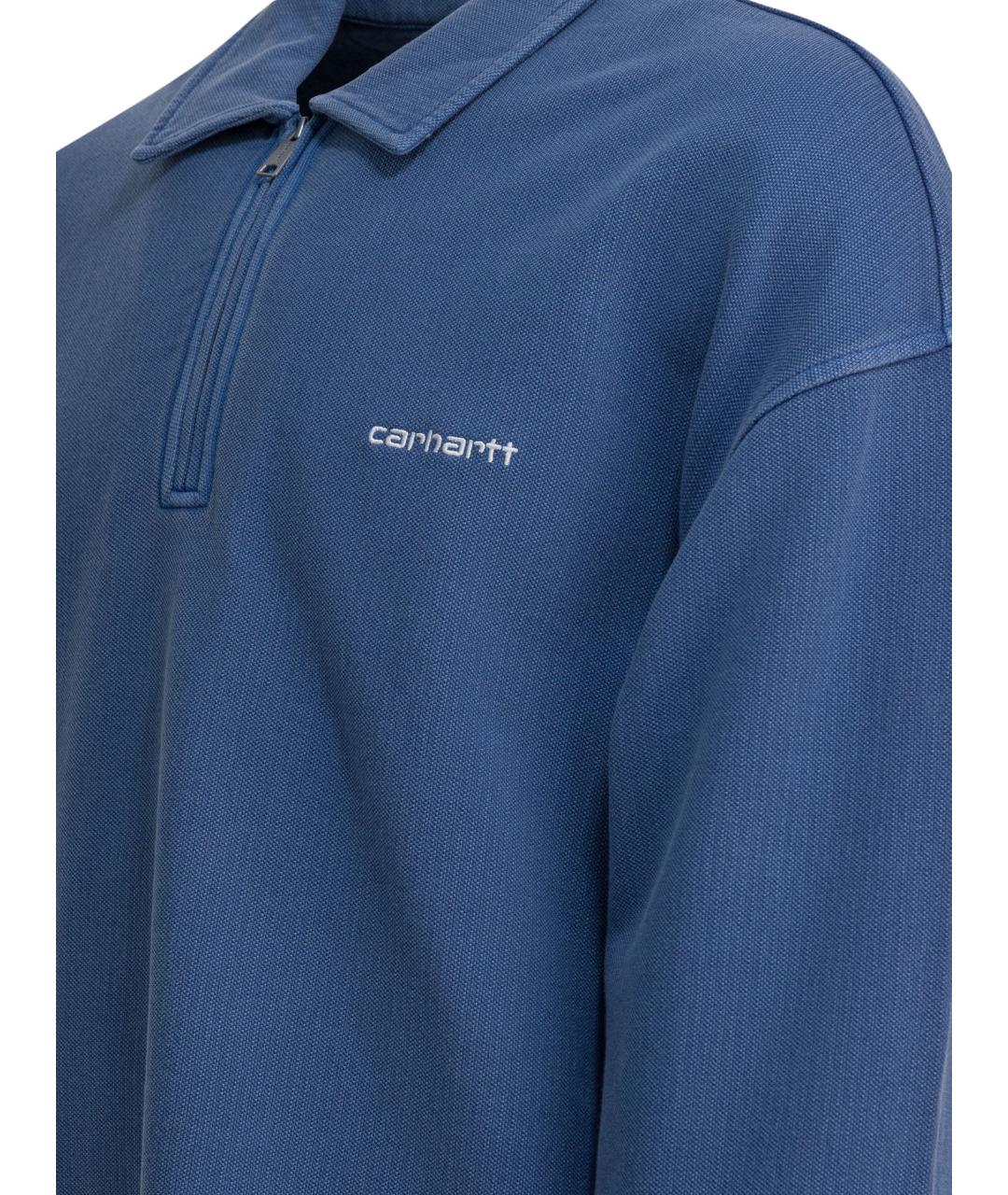 CARHARTT WIP Синий хлопковый джемпер / свитер, фото 4