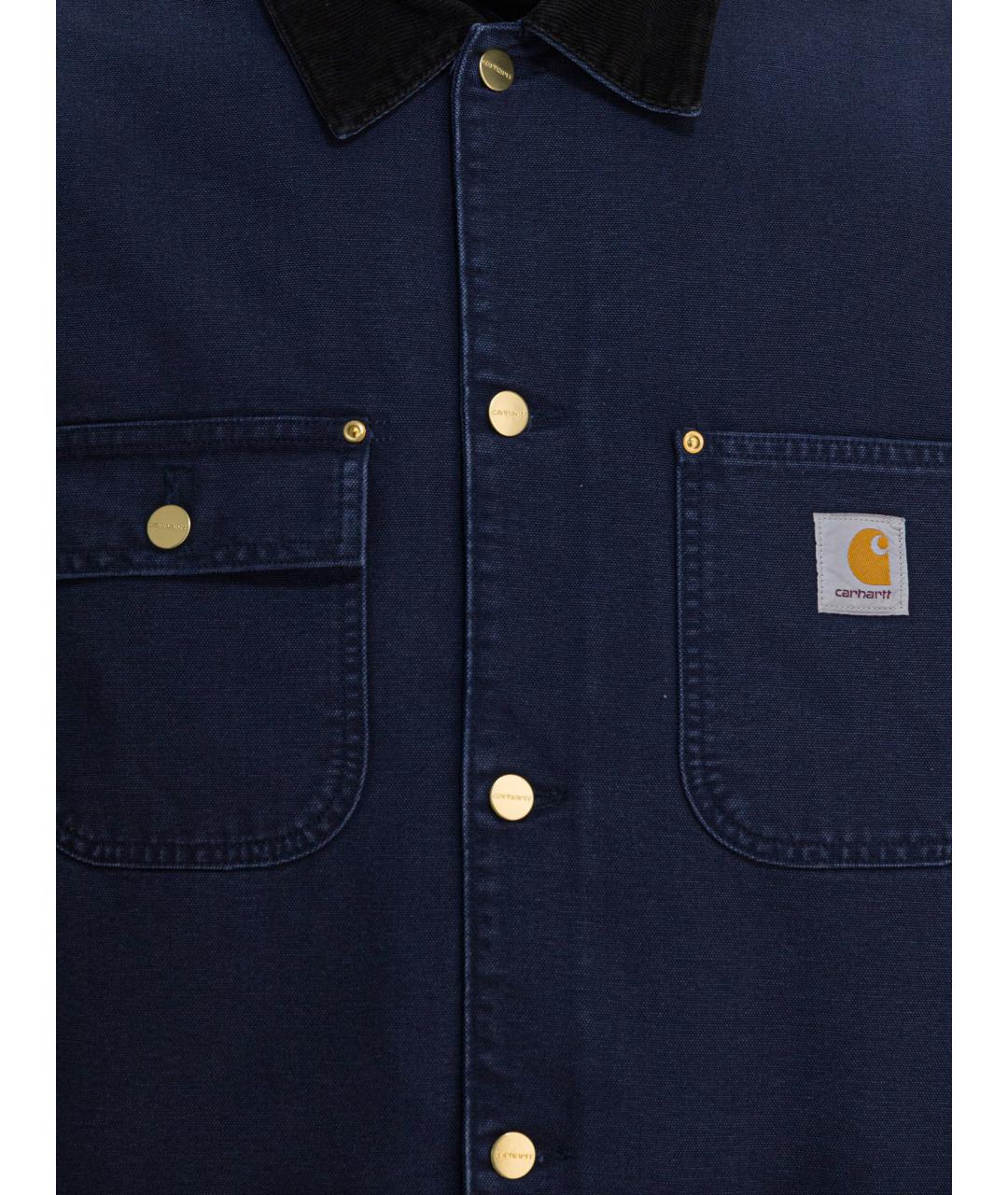 CARHARTT WIP Синяя хлопковая куртка, фото 3