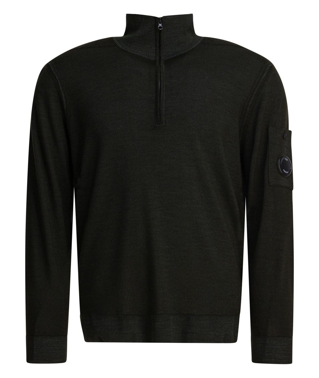 CP COMPANY Черный шерстяной джемпер / свитер, фото 1