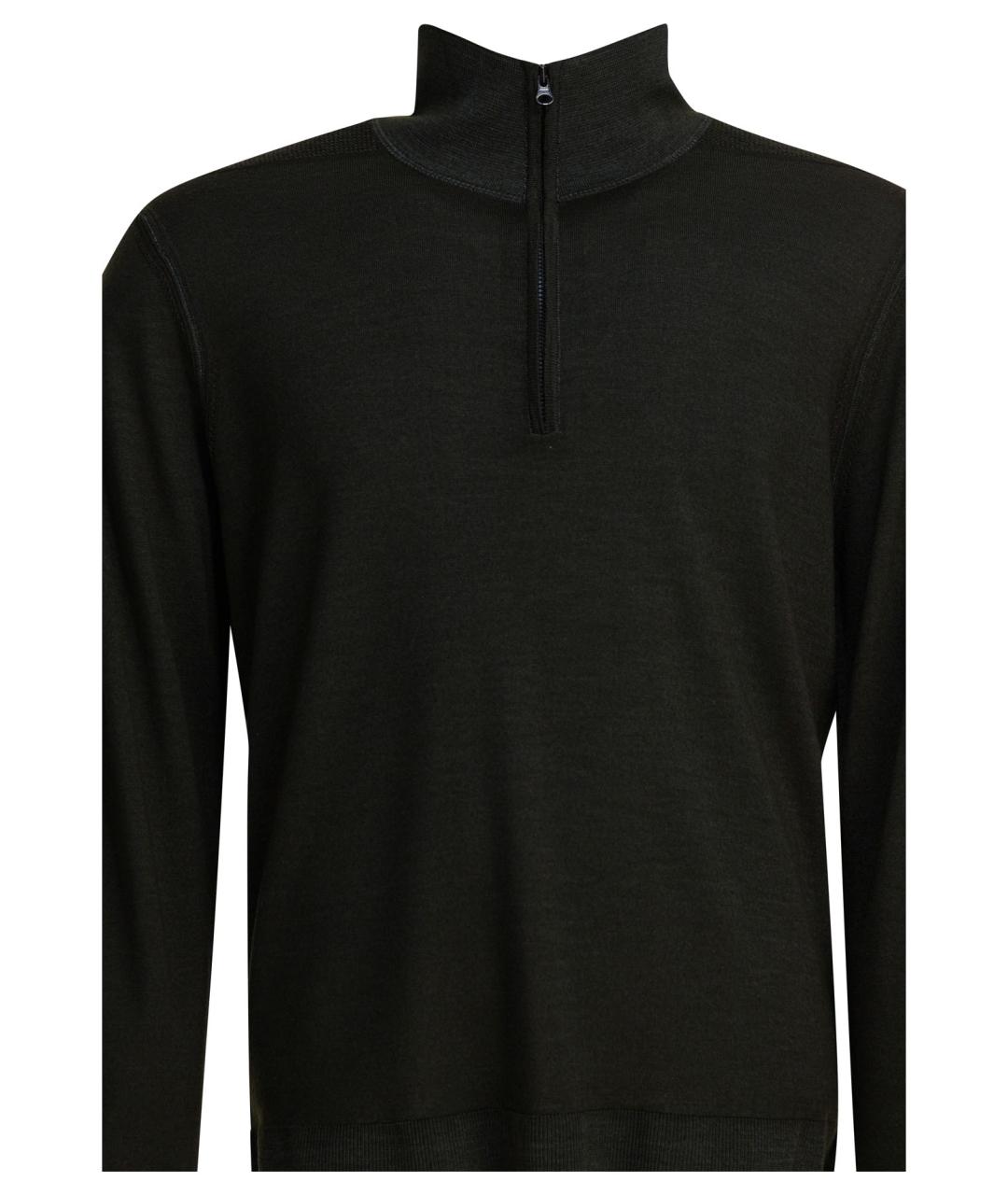 CP COMPANY Черный шерстяной джемпер / свитер, фото 2