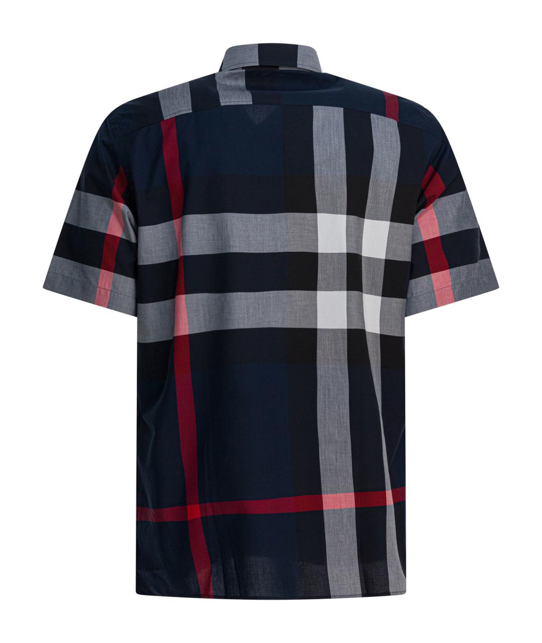 BURBERRY Синяя хлопковая кэжуал рубашка, фото 2