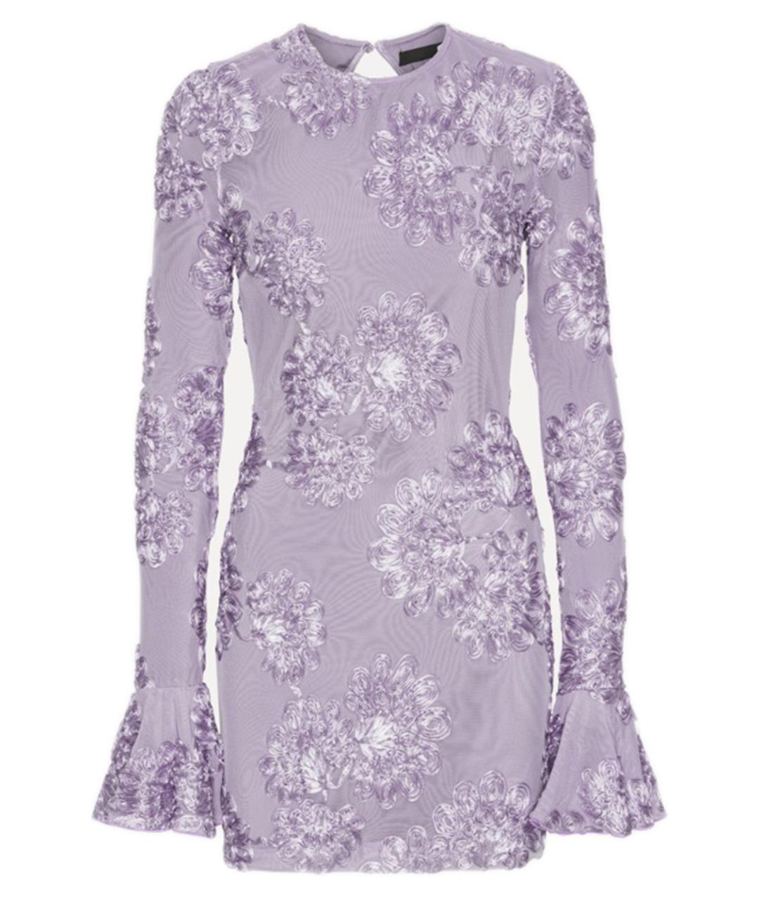 ROTATE Фиолетовое полиэстеровое вечернее платье, фото 1