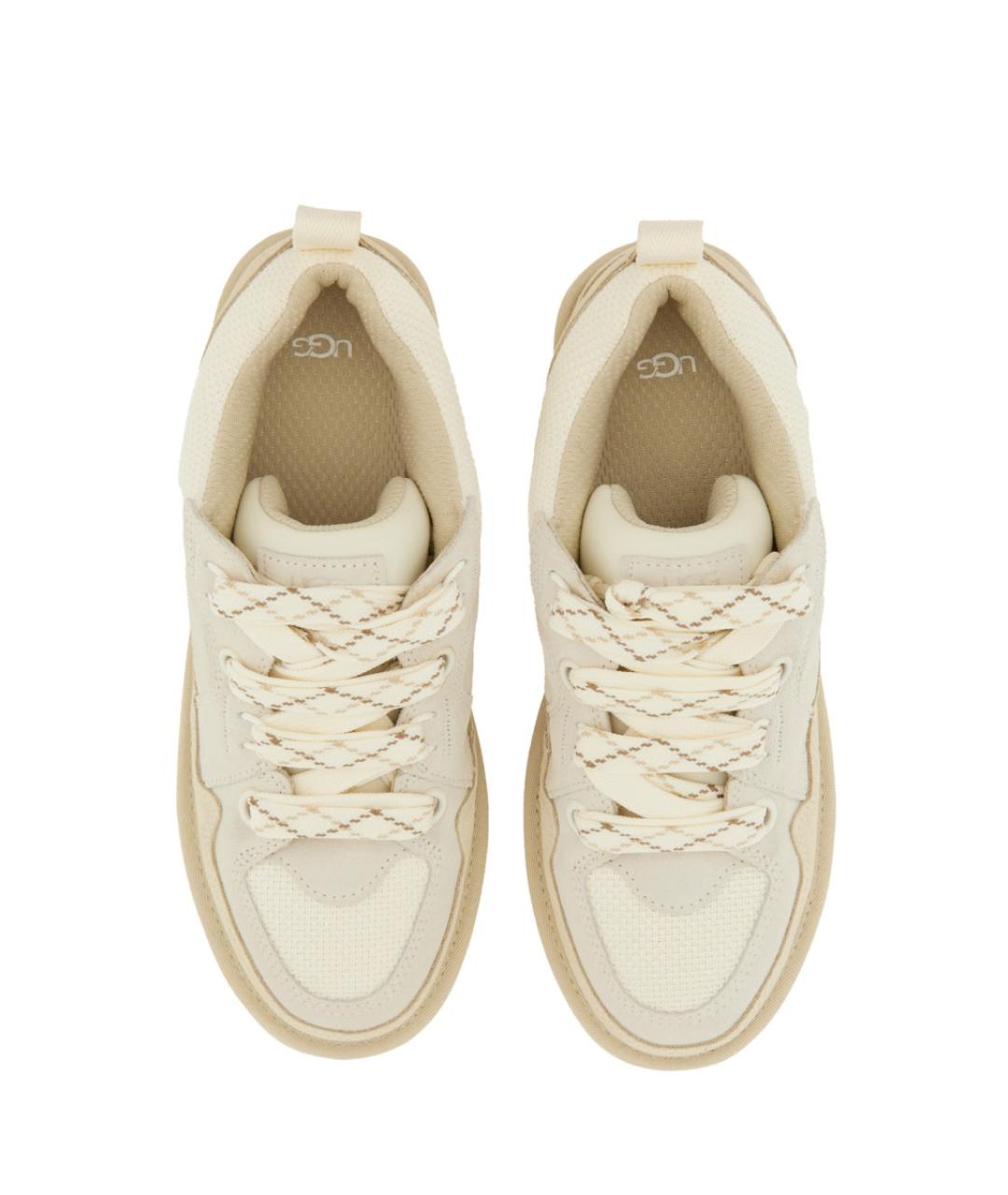 UGG AUSTRALIA Белые кожаные кроссовки, фото 2