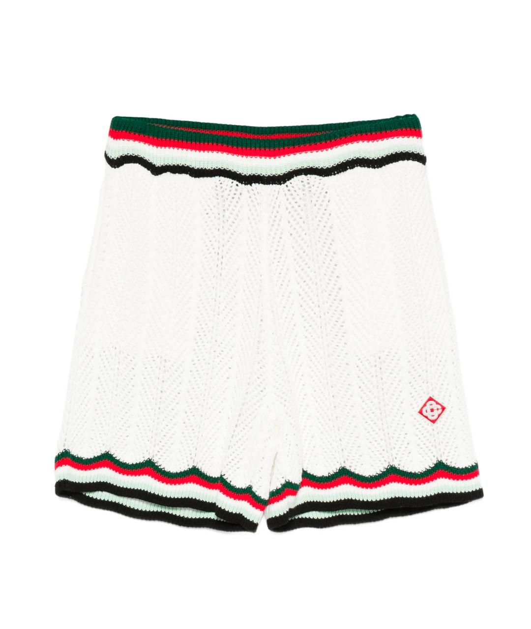 CASABLANCA Белые хлопковые шорты, фото 1