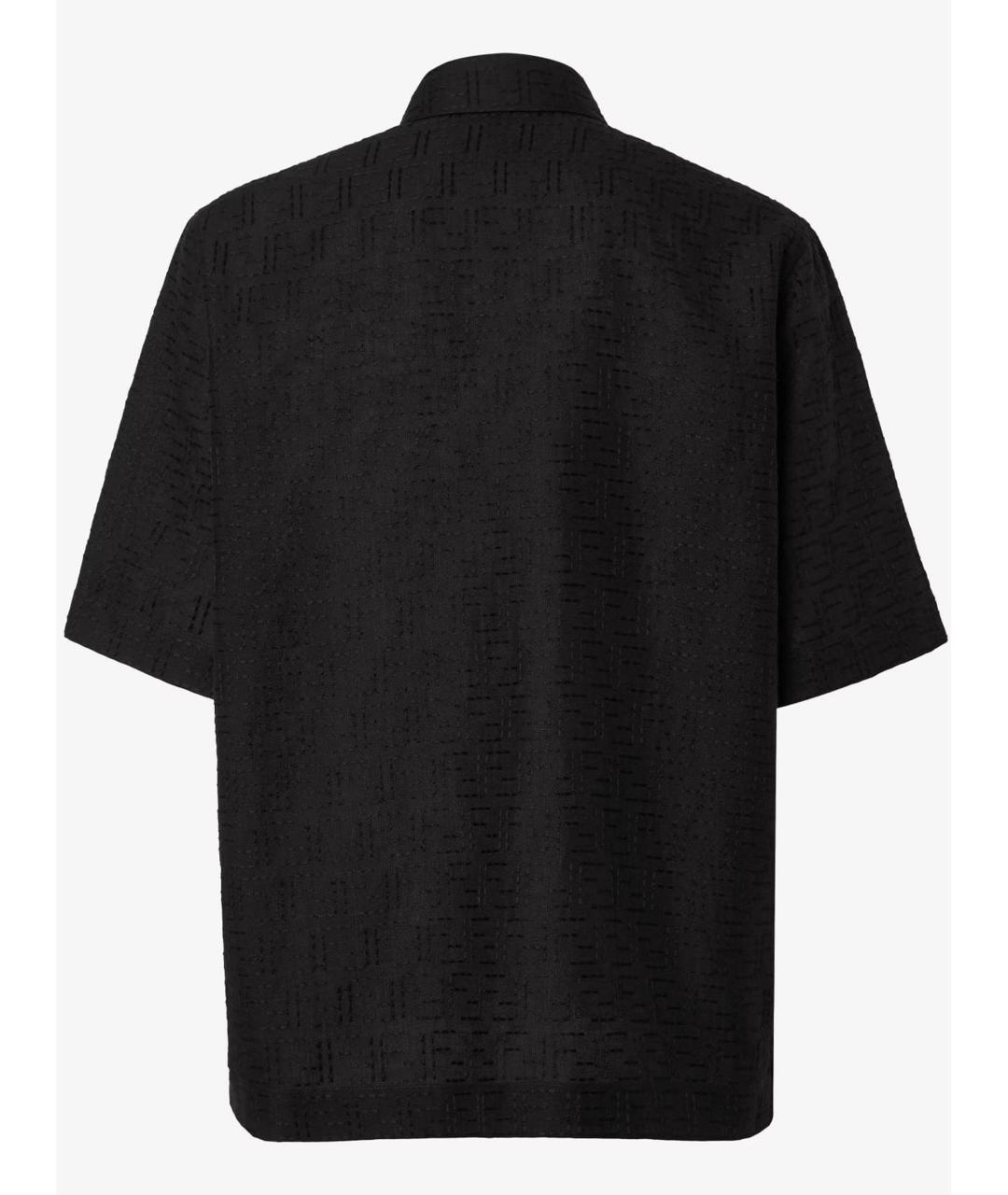 FENDI Черная льняная кэжуал рубашка, фото 2