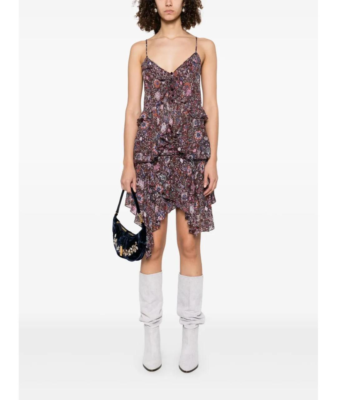 ISABEL MARANT Мульти вискозная юбка мини, фото 2