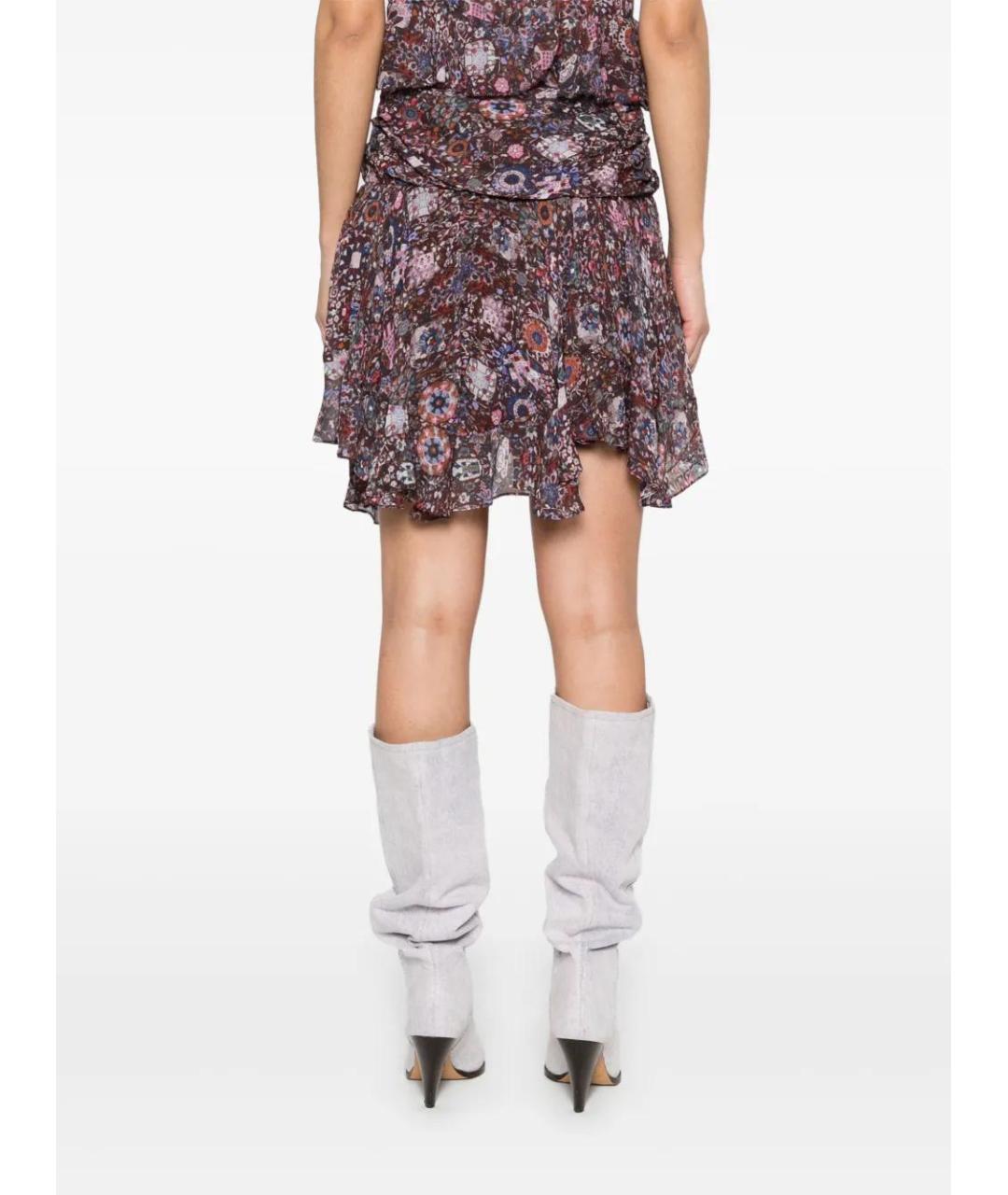 ISABEL MARANT Мульти вискозная юбка мини, фото 4