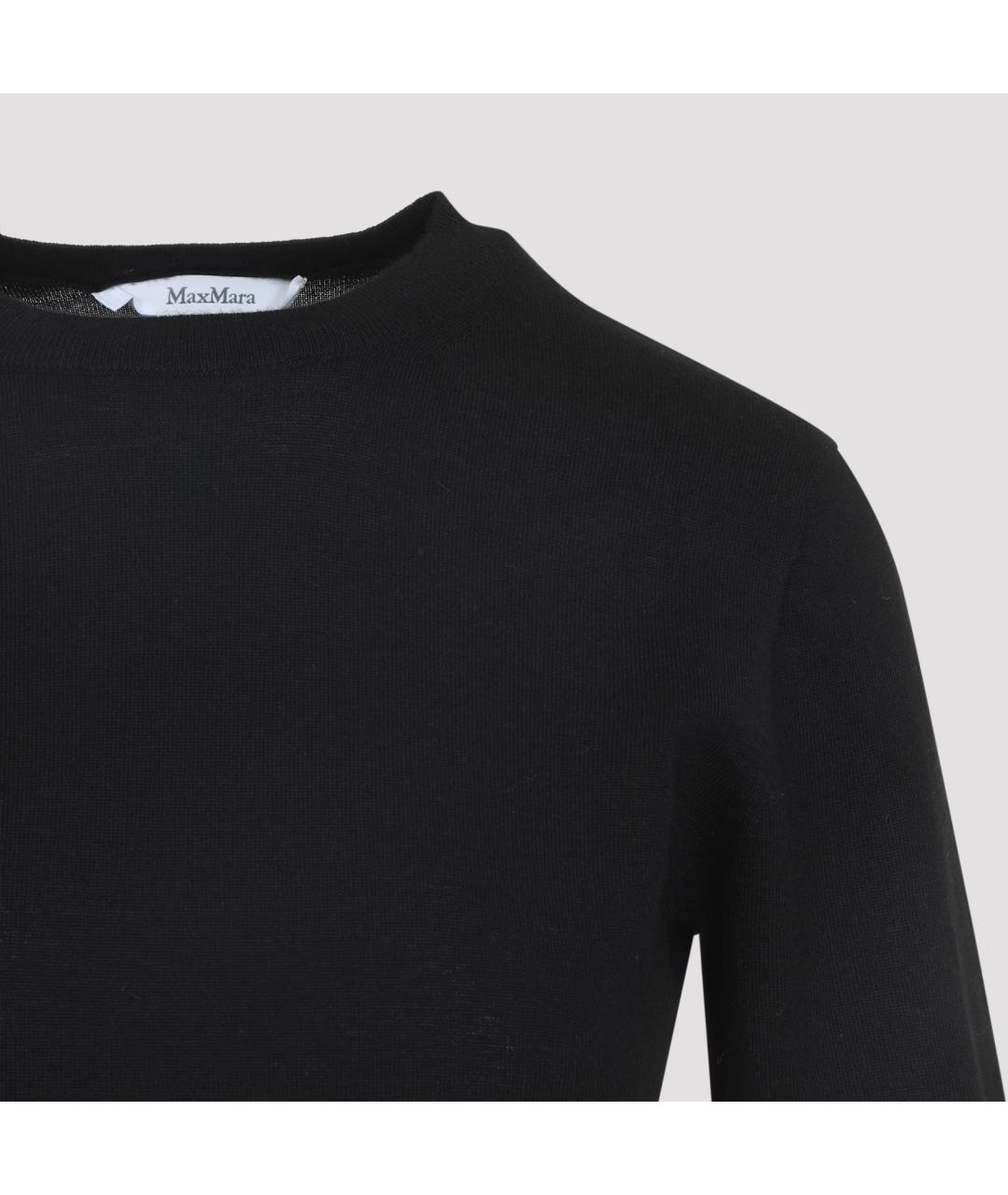 MAX MARA Черный кашемировый джемпер / свитер, фото 4