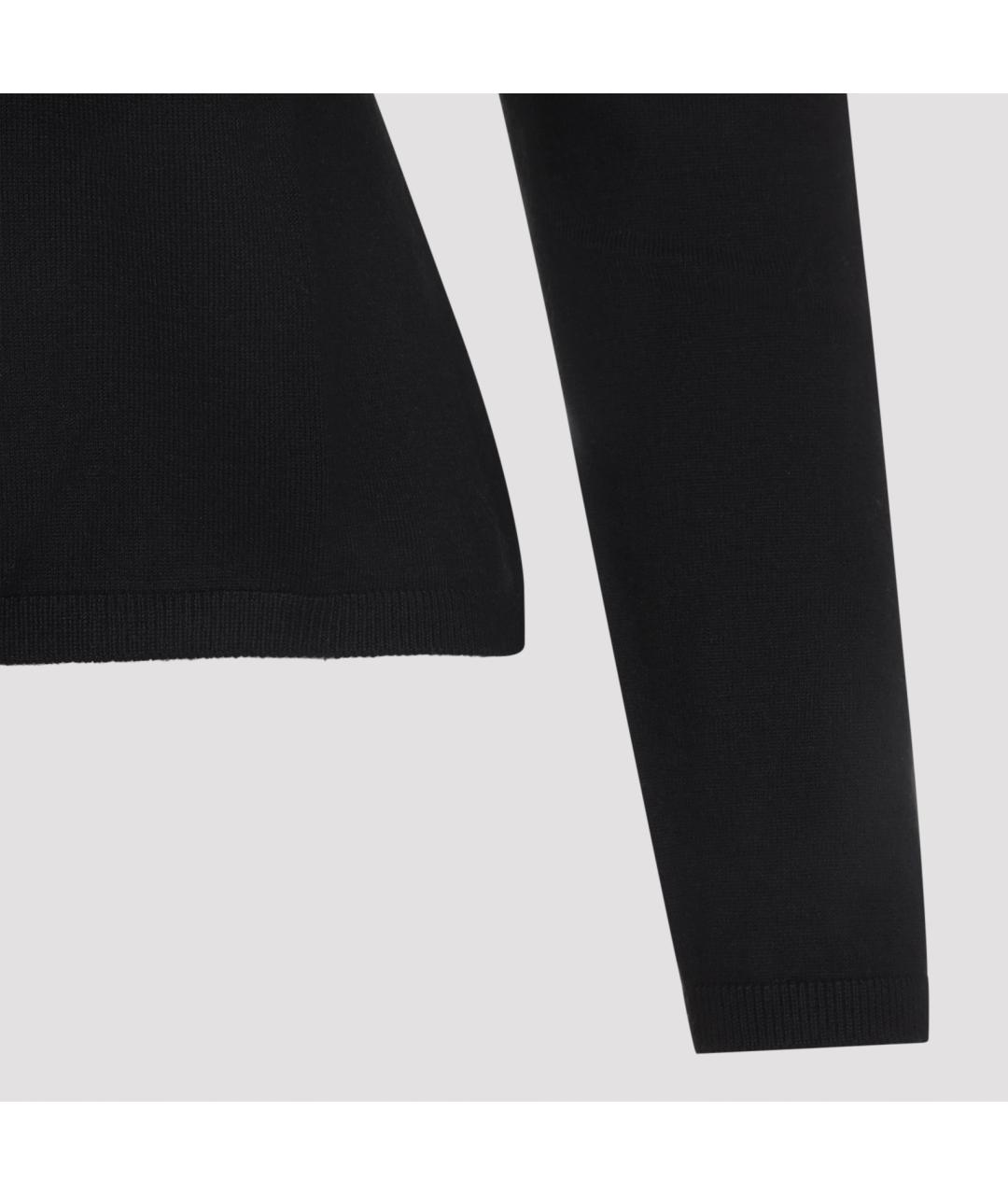 MAX MARA Черный кашемировый джемпер / свитер, фото 3