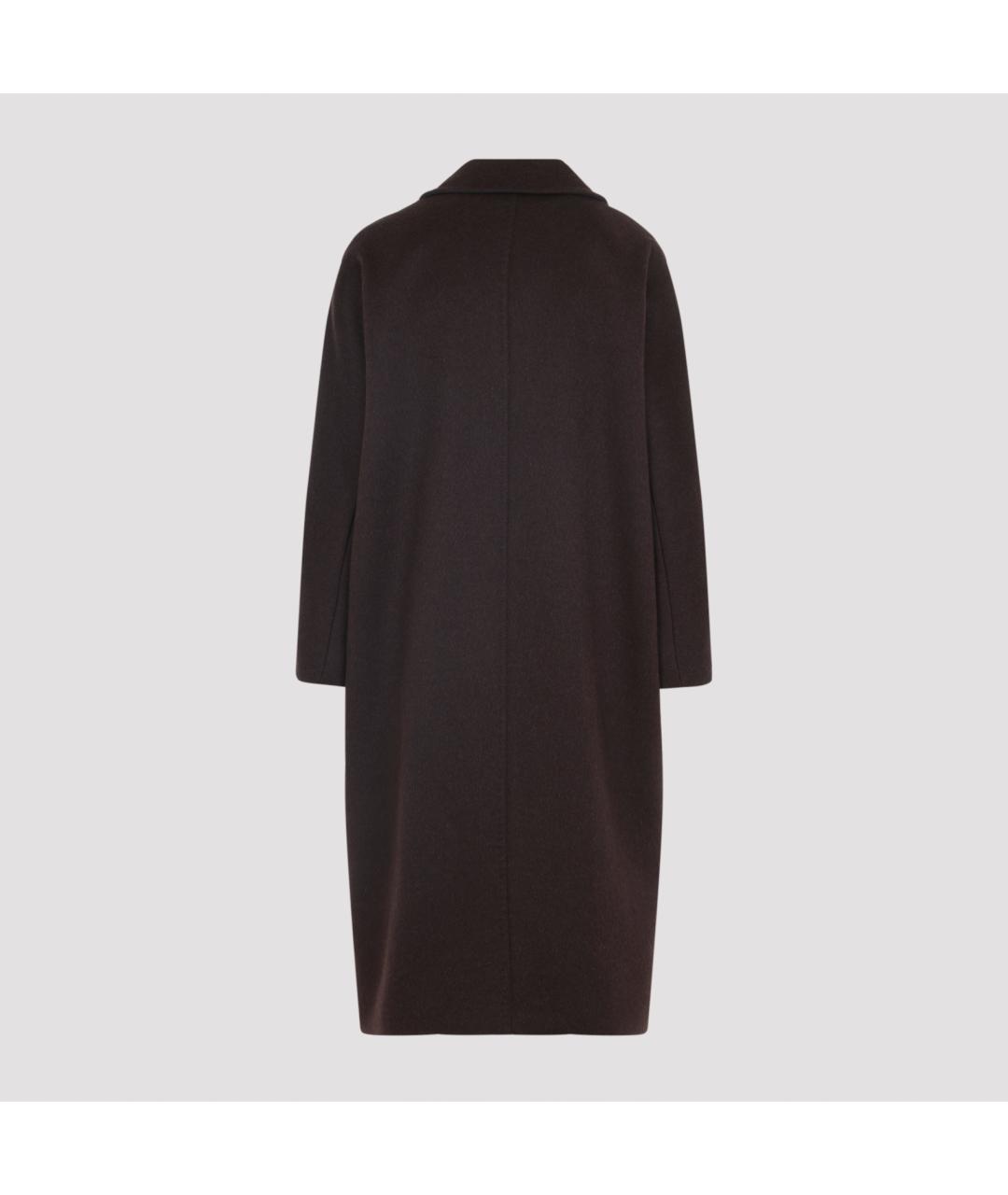 MAX MARA Коричневое кашемировое пальто, фото 3