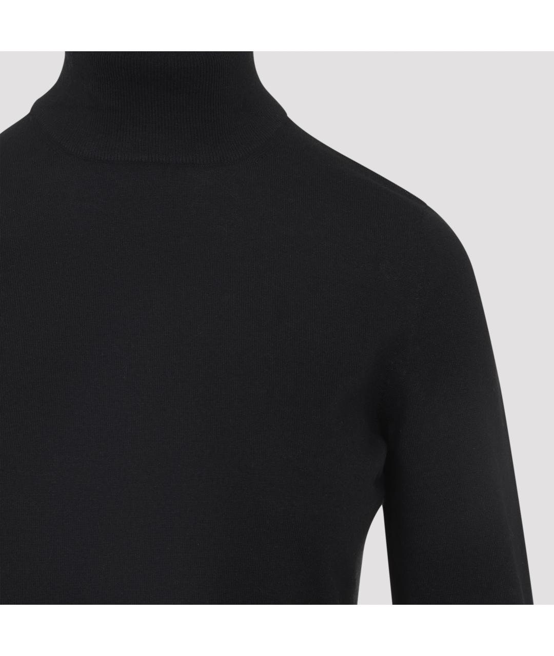 MAX MARA Черная кашемировая водолазка, фото 4