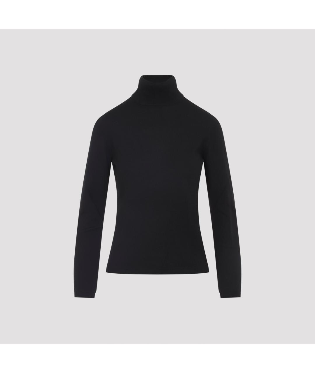 MAX MARA Черная кашемировая водолазка, фото 2