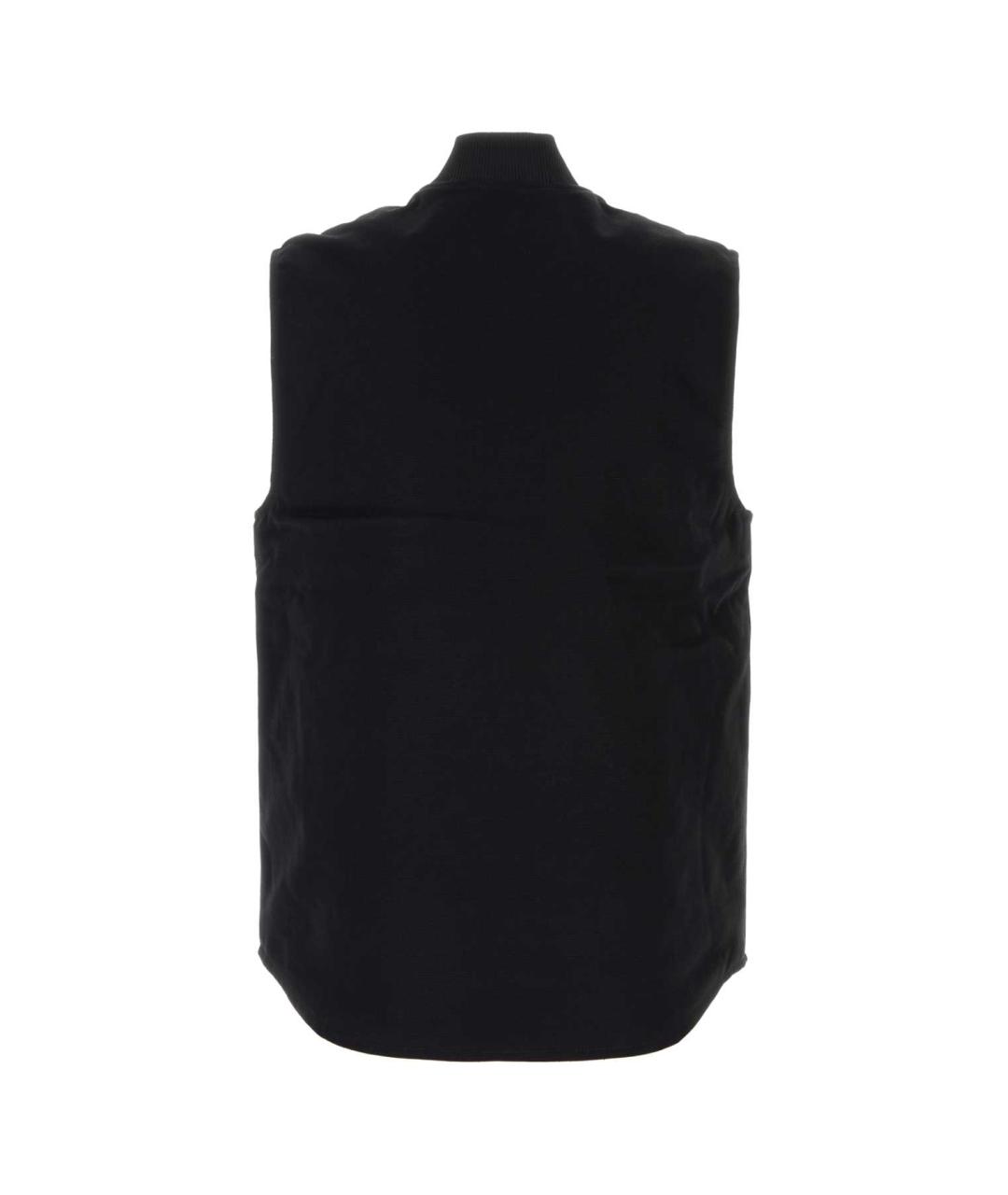 CARHARTT WIP Черная хлопковая жилетка, фото 2