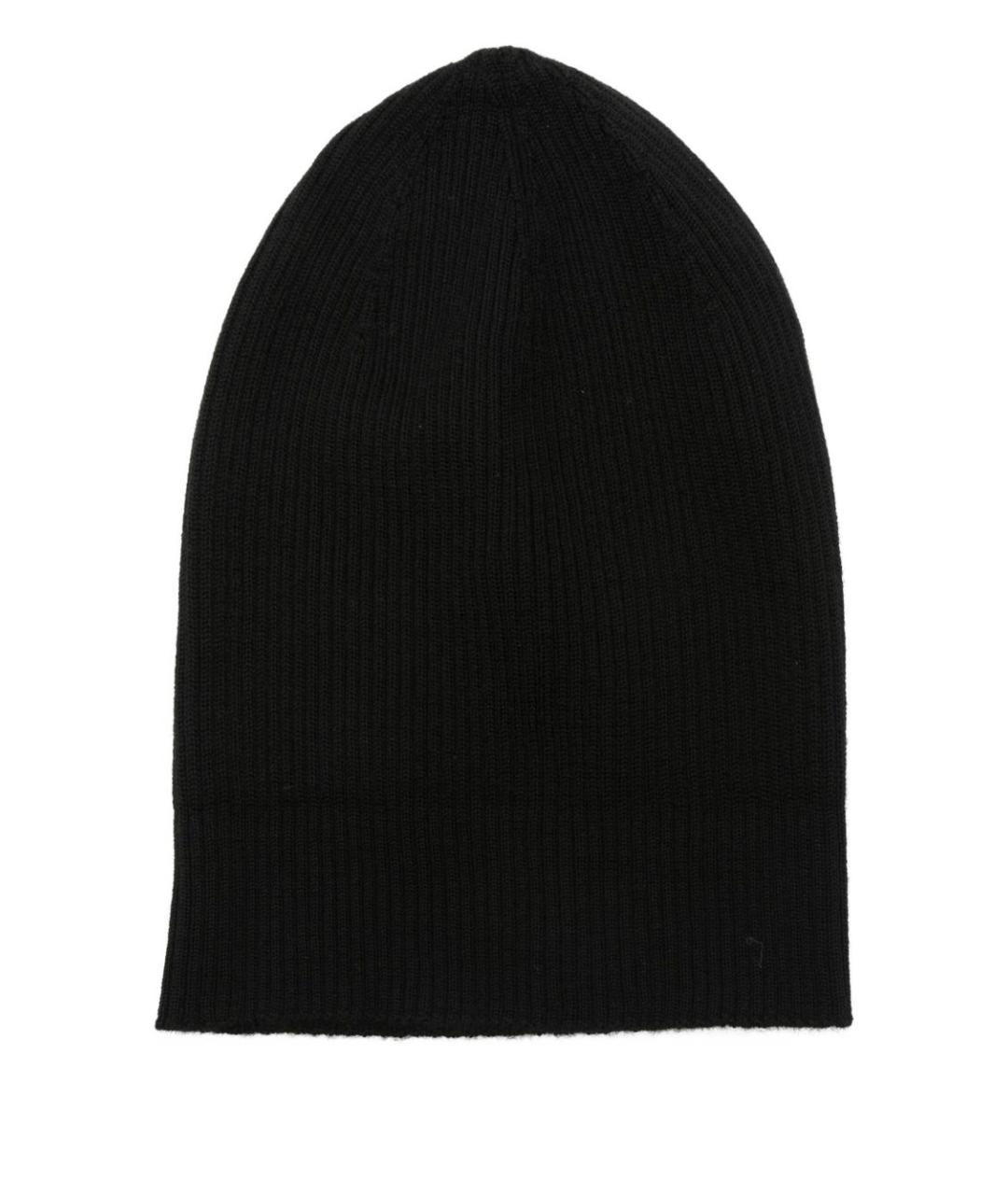 RICK OWENS Черная шерстяная шапка, фото 1