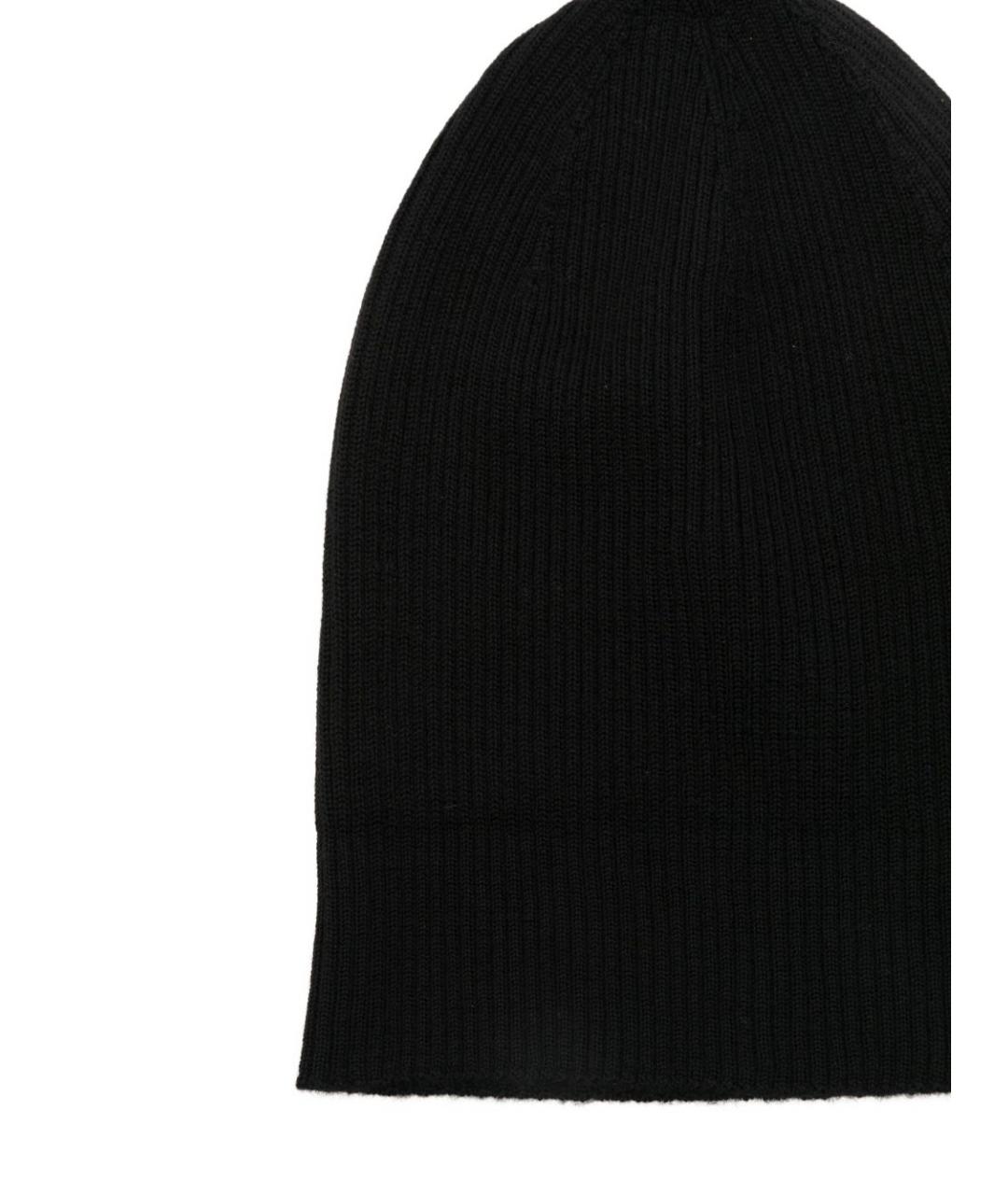 RICK OWENS Черная шерстяная шапка, фото 3