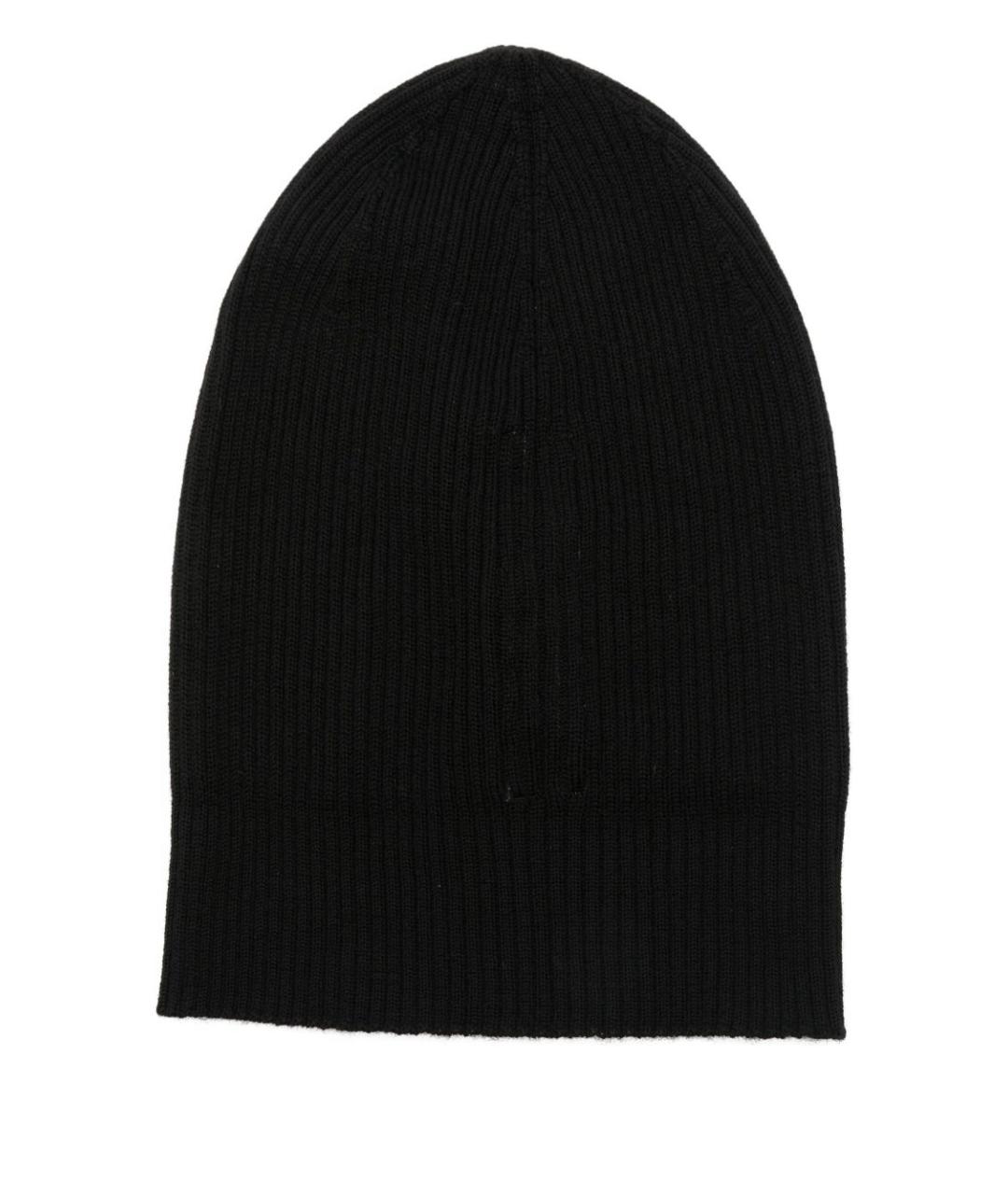 RICK OWENS Черная шерстяная шапка, фото 2