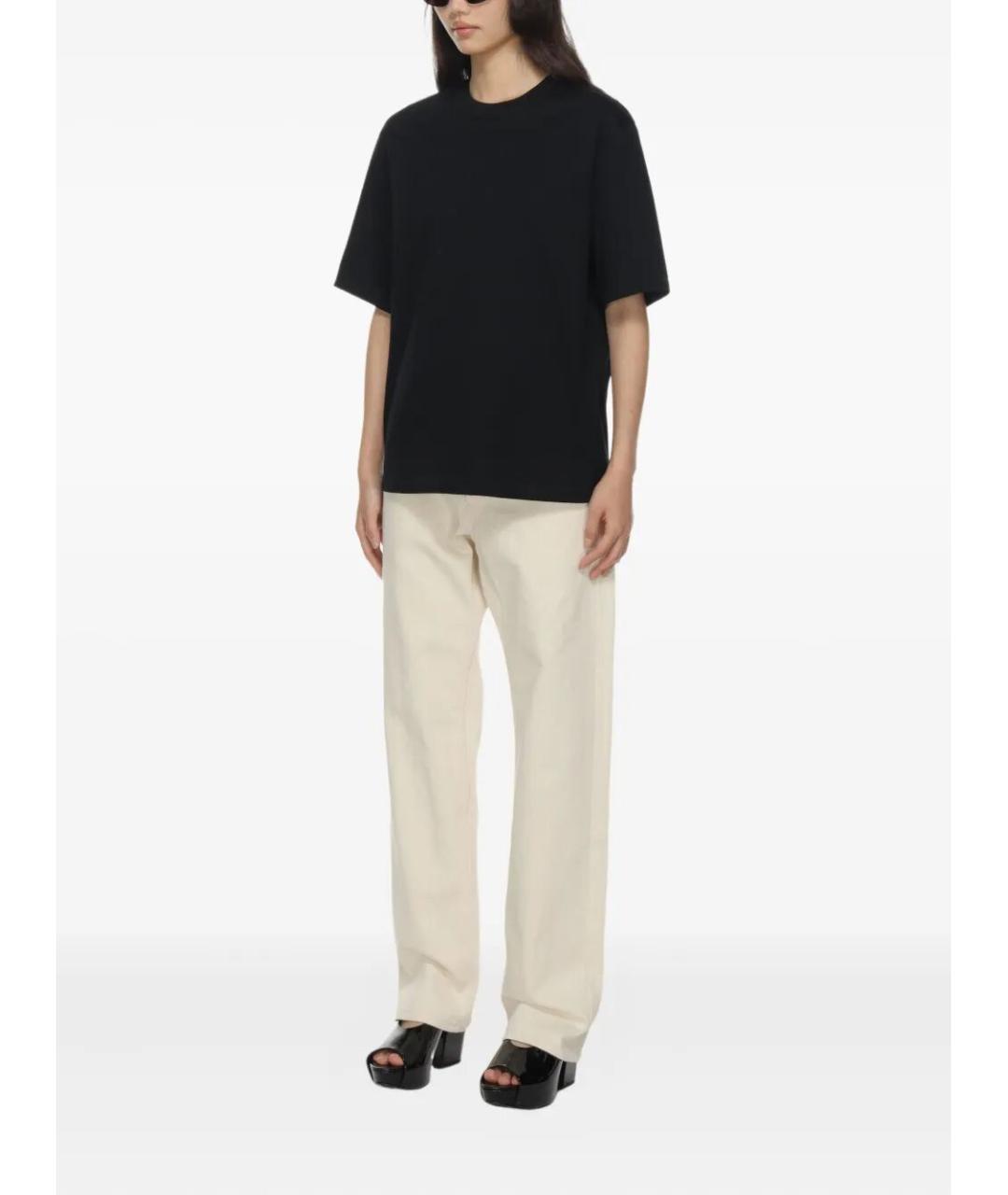 Carven Черная хлопковая футболка, фото 2