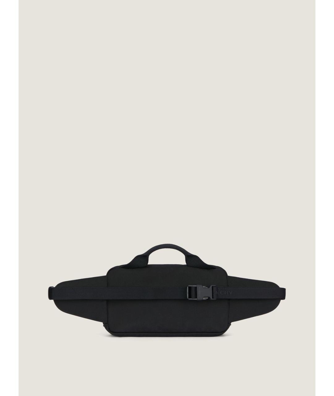 GIVENCHY Черная синтетическая поясная сумка, фото 3