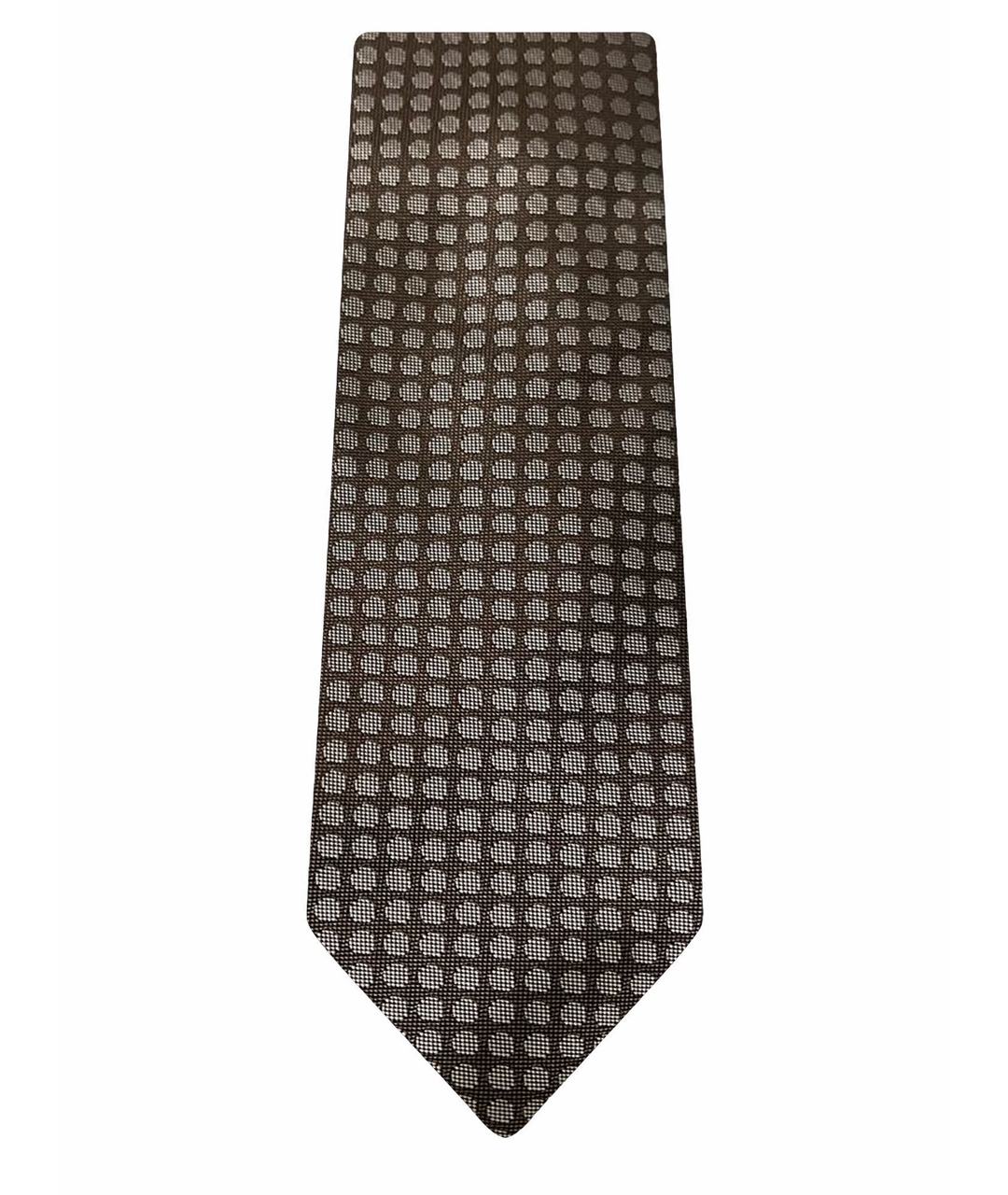 TOM FORD Коричневый шелковый галстук, фото 1