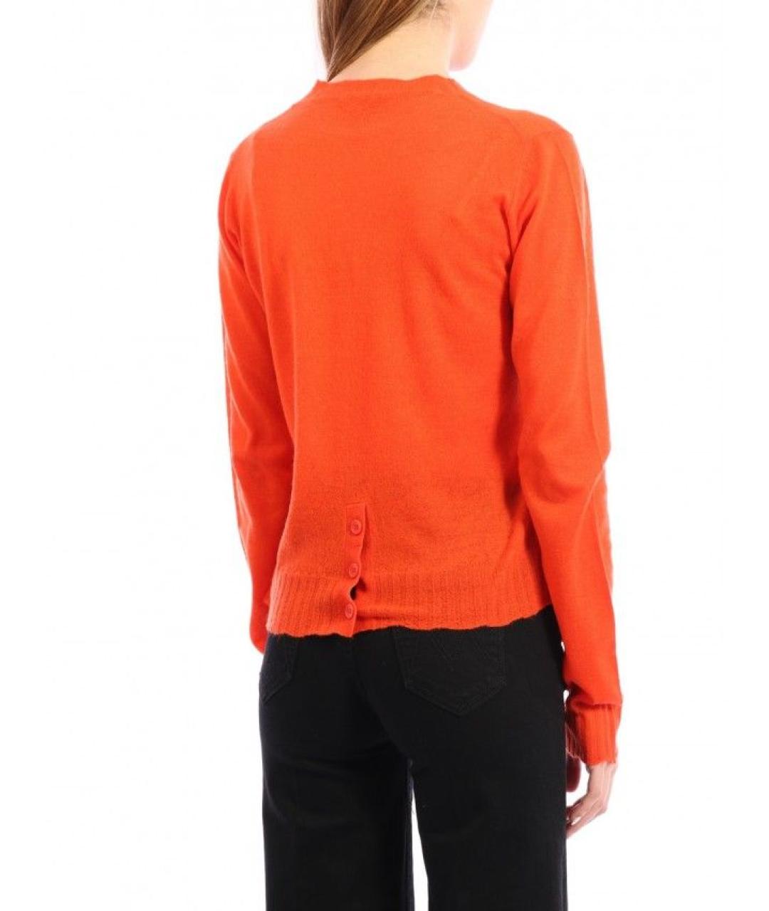 BOTTEGA VENETA Оранжевый кашемировый джемпер / свитер, фото 4