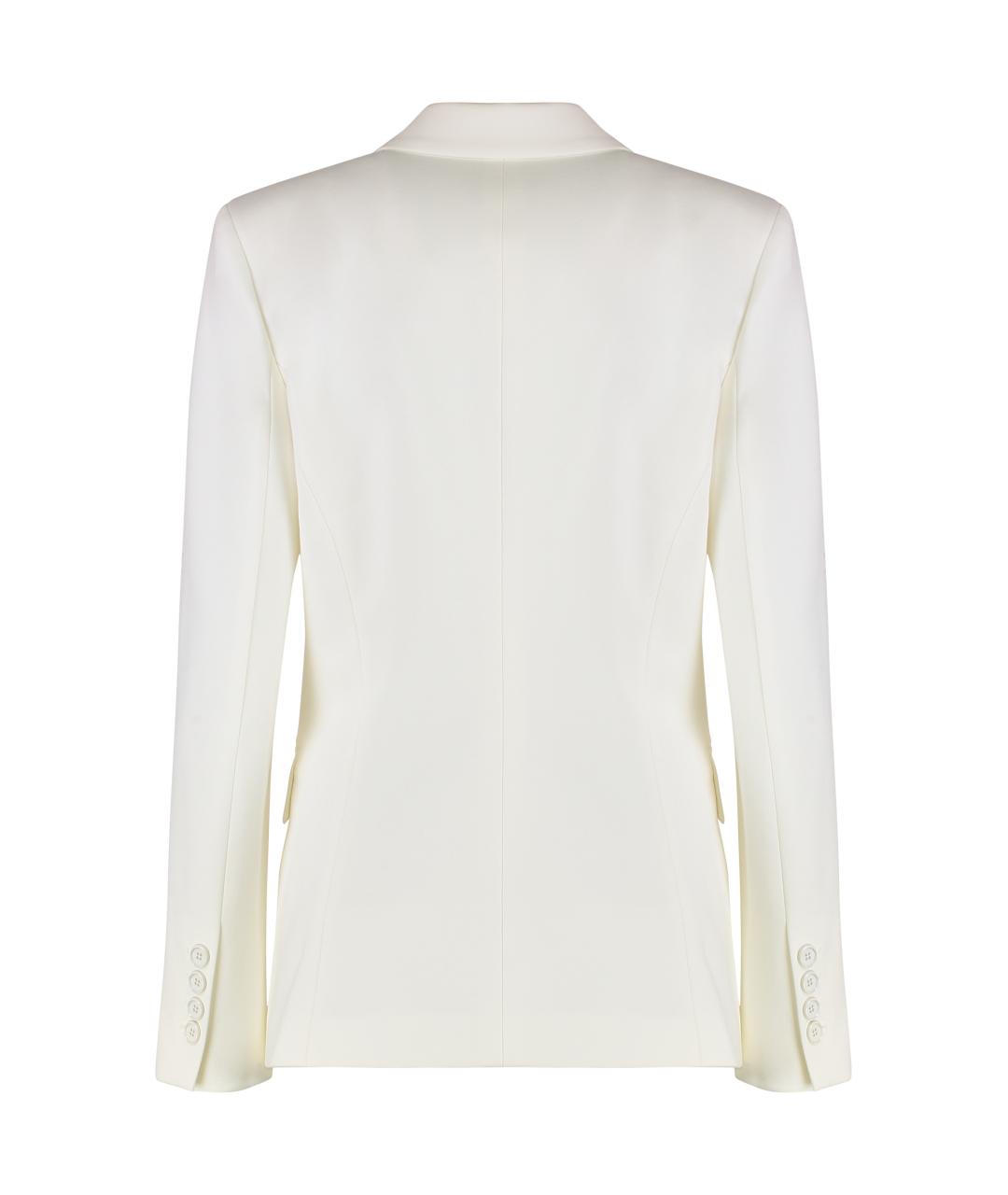 PINKO Белый полиэстеровый жакет/пиджак, фото 2