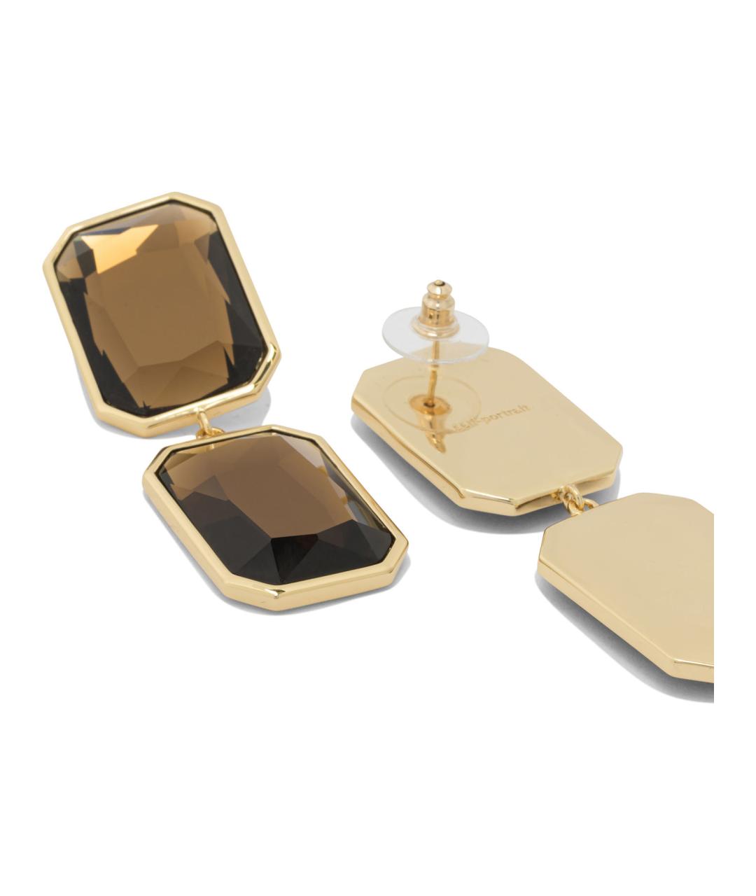 SELF-PORTRAIT Золотые металлические серьги, фото 2