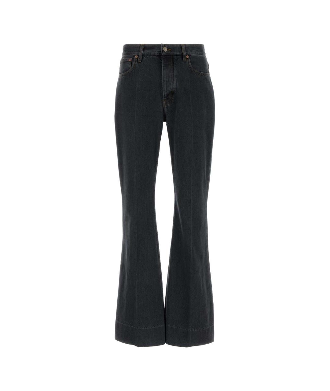 VALENTINO Черные хлопковые повседневные брюки, фото 1