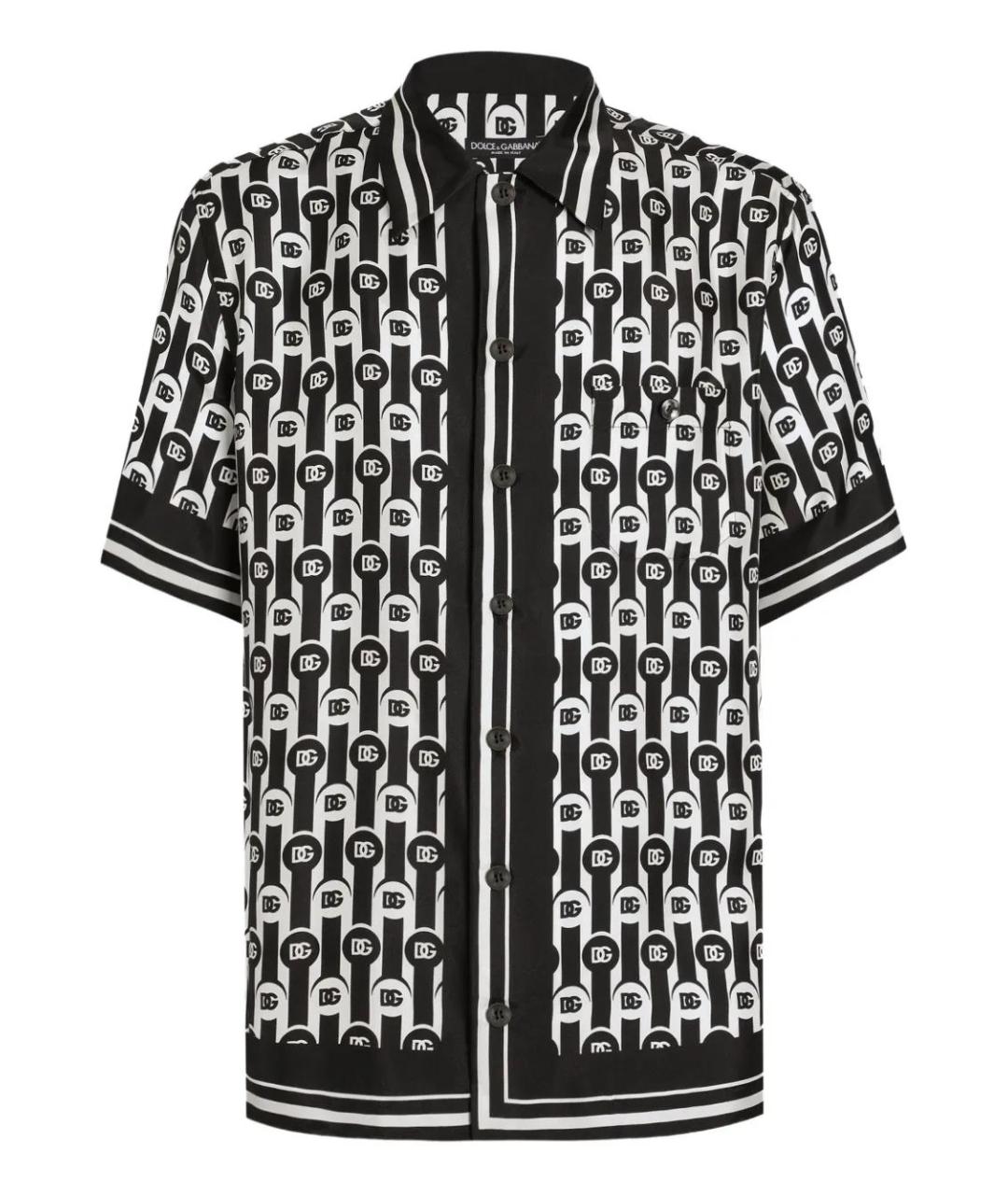 DOLCE&GABBANA Мульти шелковая кэжуал рубашка, фото 1