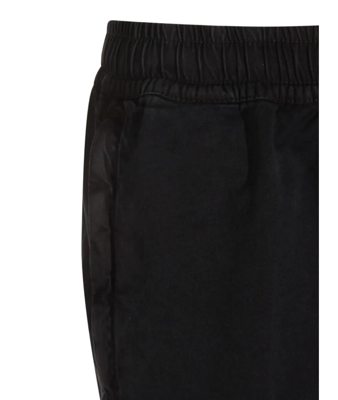 STONE ISLAND Темно-синие хлопковые повседневные брюки, фото 4