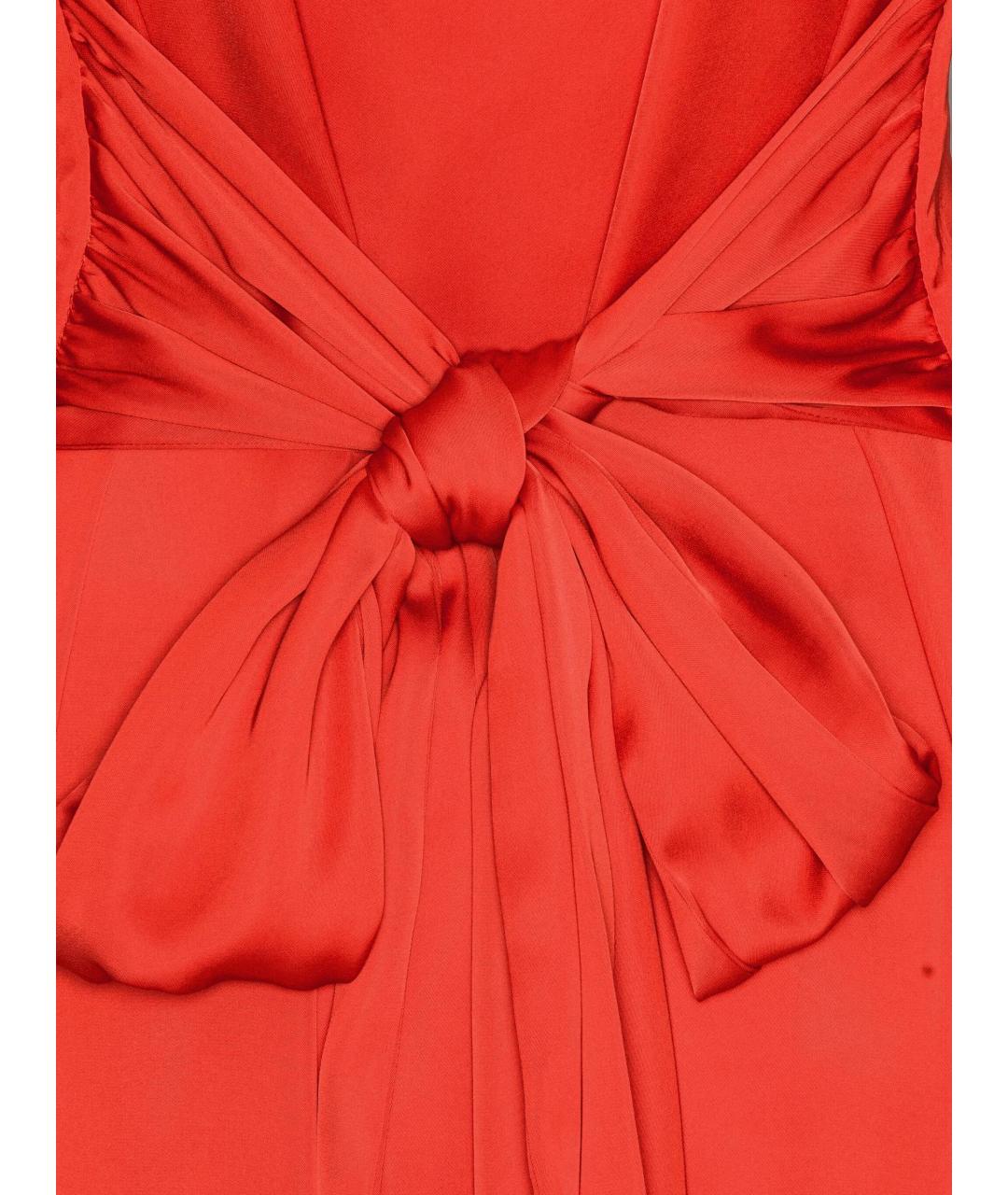 ROTATE Красное полиэстеровое повседневное платье, фото 5