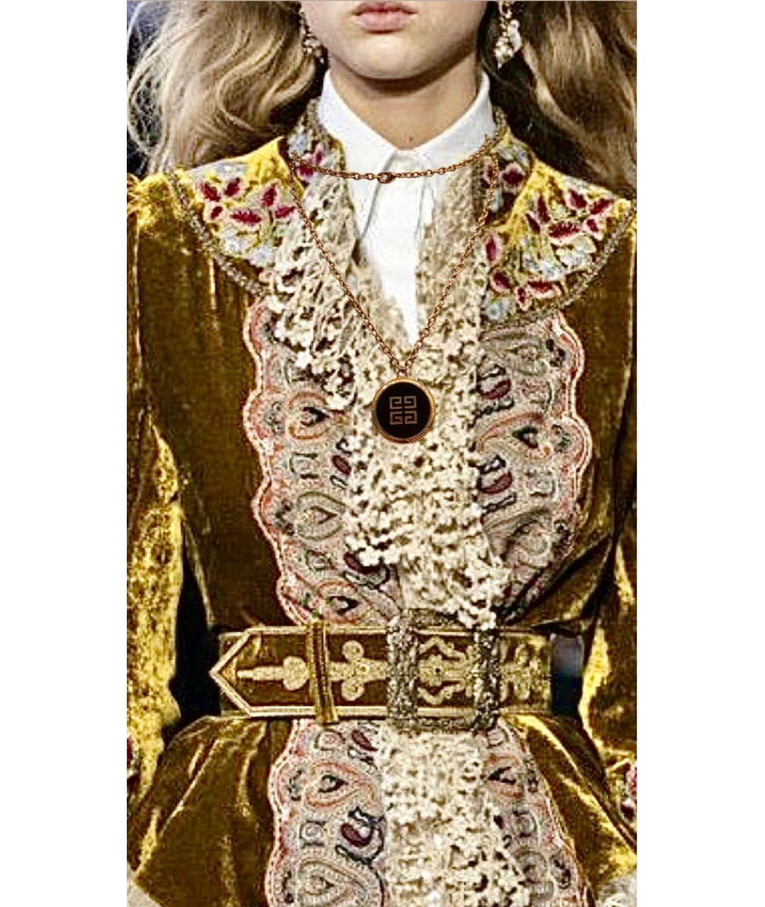 GIVENCHY Черный металлический кулон, фото 7