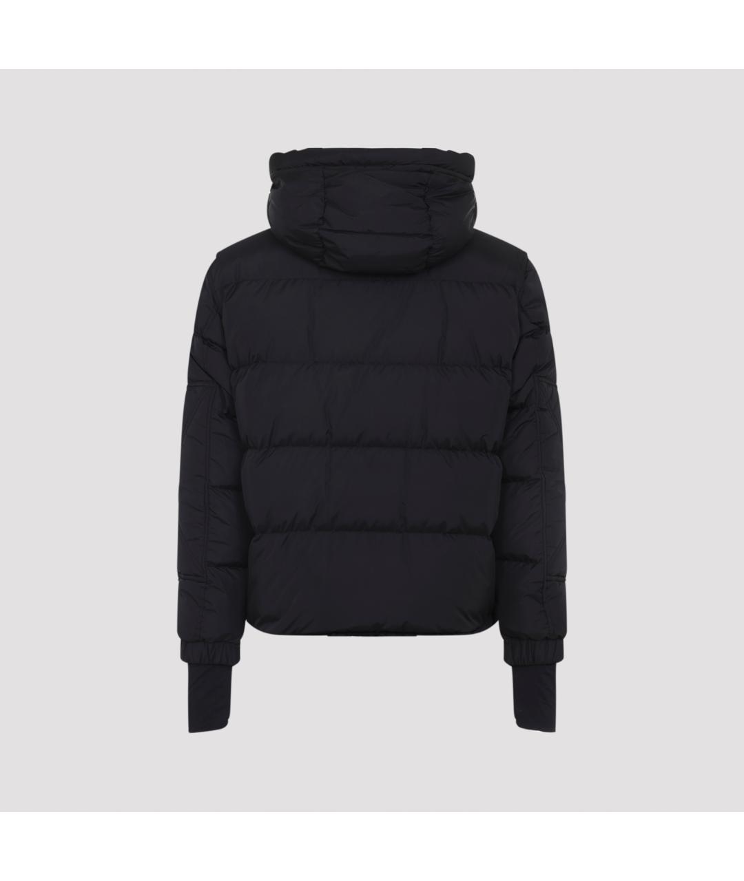 MONCLER Черная полиамидовая куртка, фото 2