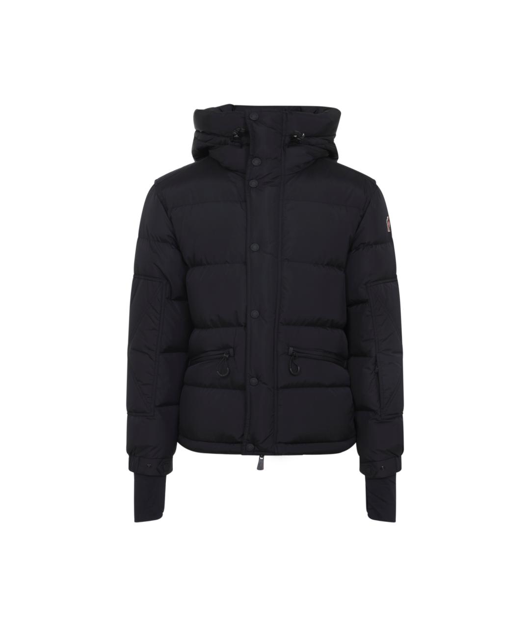 MONCLER Черная полиамидовая куртка, фото 1