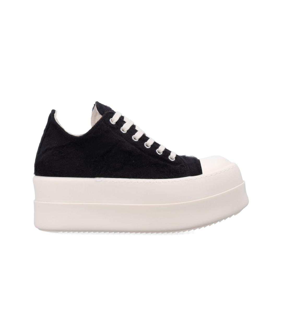 RICK OWENS DRKSHDW Черные кожаные кеды, фото 1