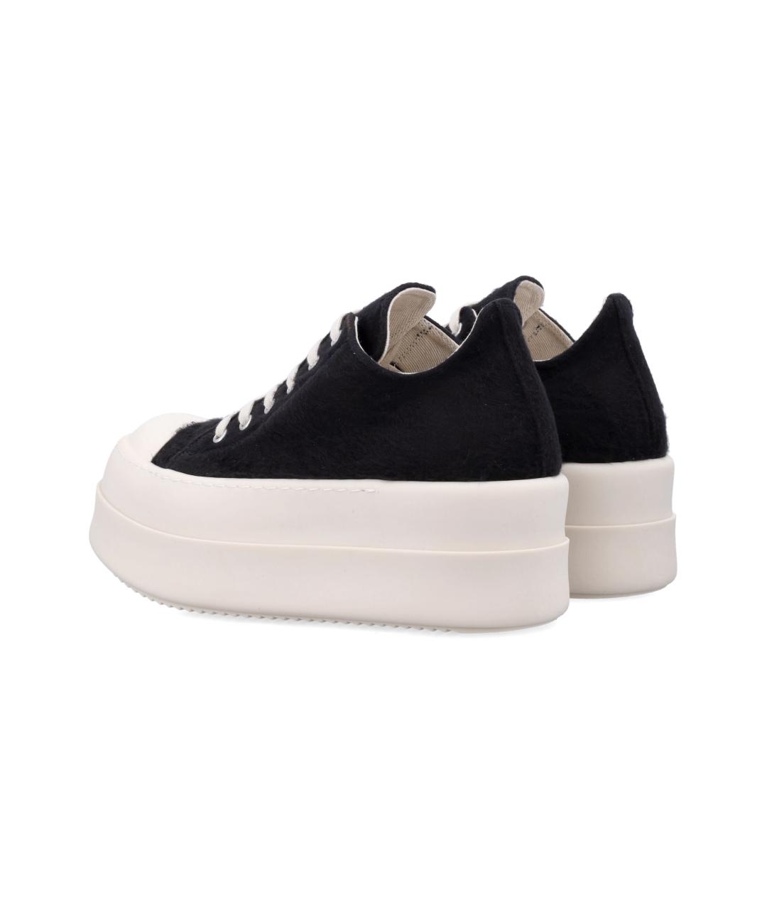 RICK OWENS DRKSHDW Черные кожаные кеды, фото 4