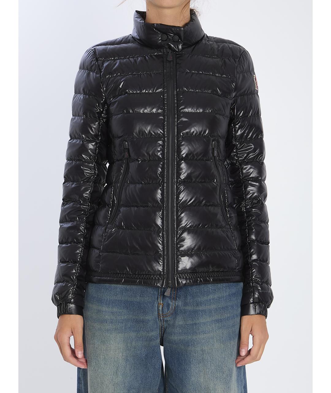 MONCLER Черная полиамидовая куртка, фото 2