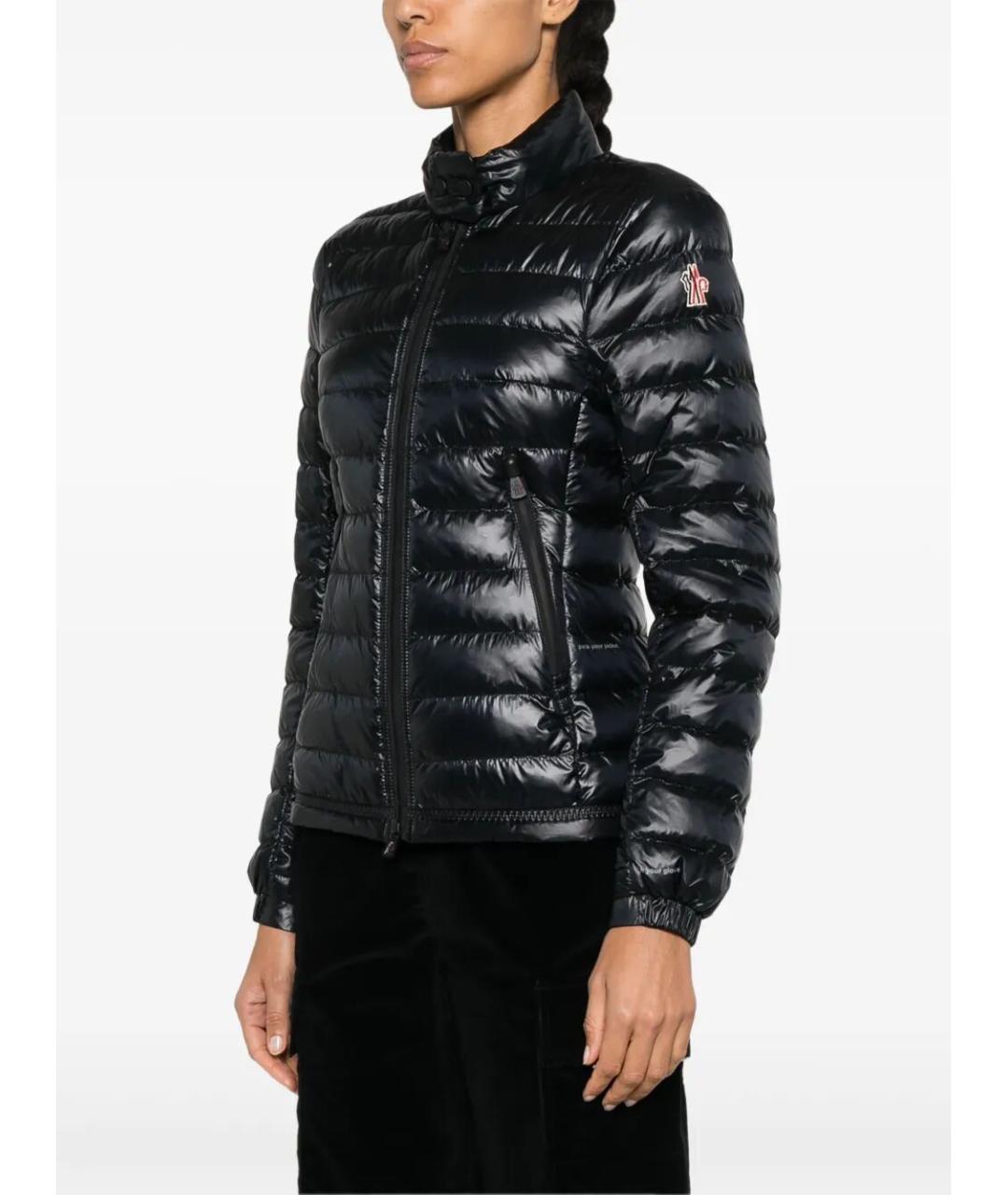 MONCLER Черная полиамидовая куртка, фото 6