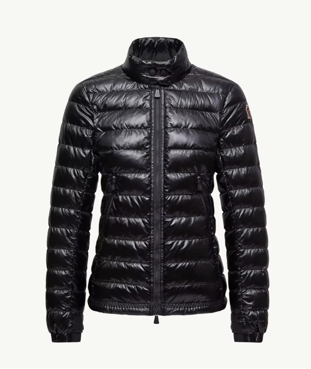 MONCLER Черная полиамидовая куртка, фото 7