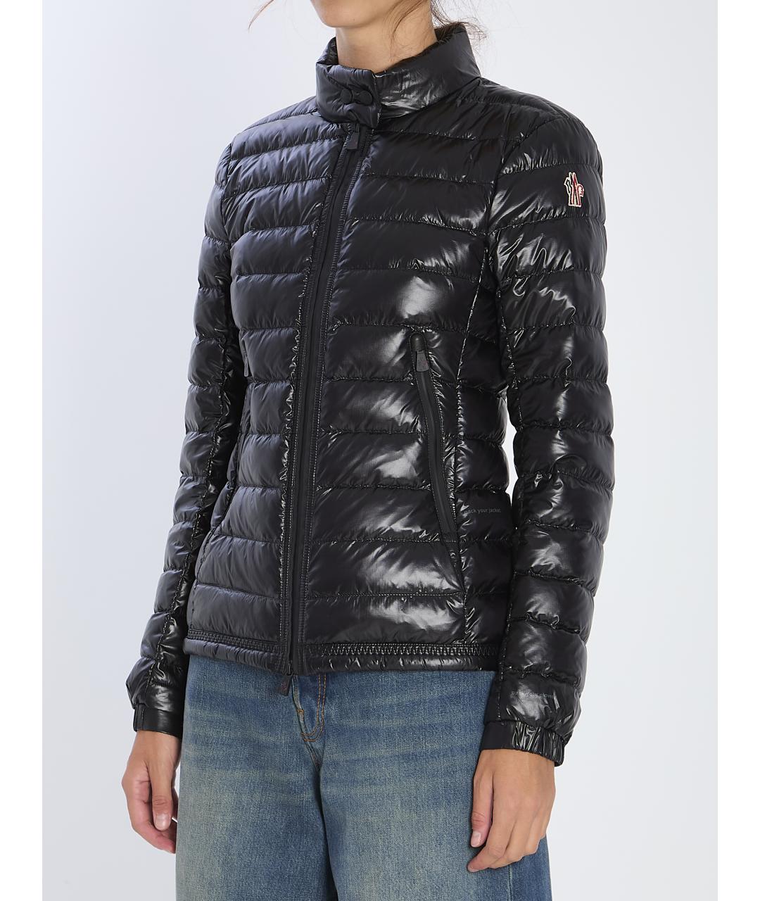 MONCLER Черная полиамидовая куртка, фото 3